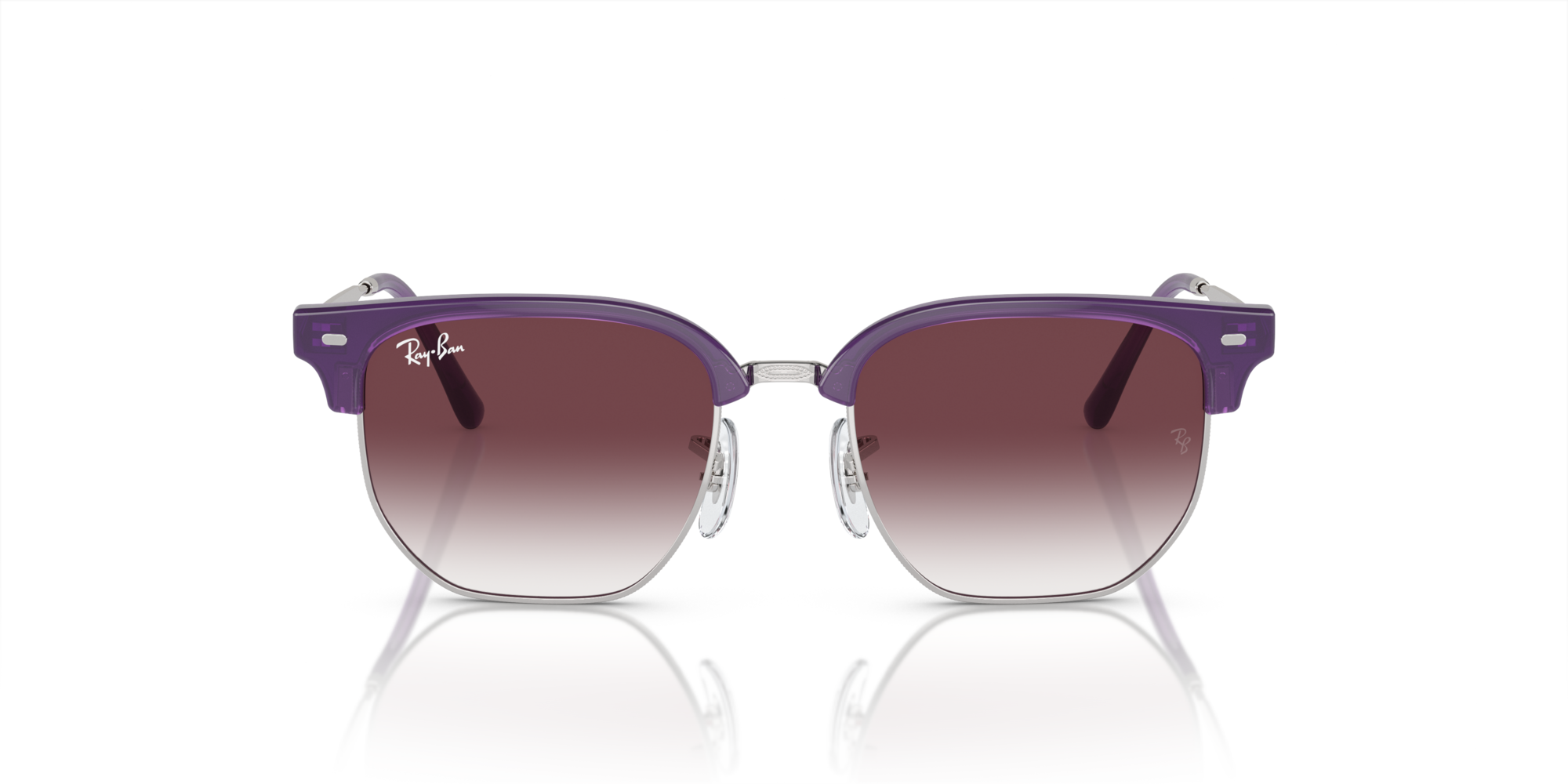 RJ-9116S 713136 OPAL VIOLET ON SILVER(GREY GRADIENT VIOLET 47*17, Violeta | Plata, hi-res image number 1
