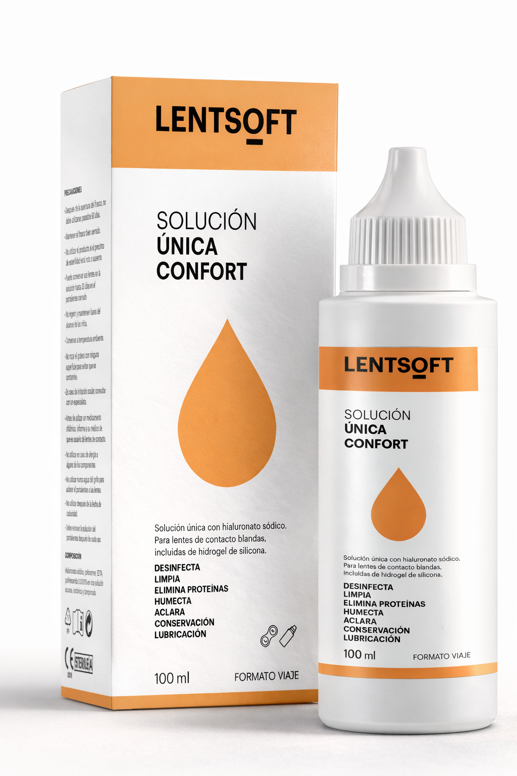 LENTSOFT SOLUCION UNICA CONFORT 100ML, , hi-res image number 0