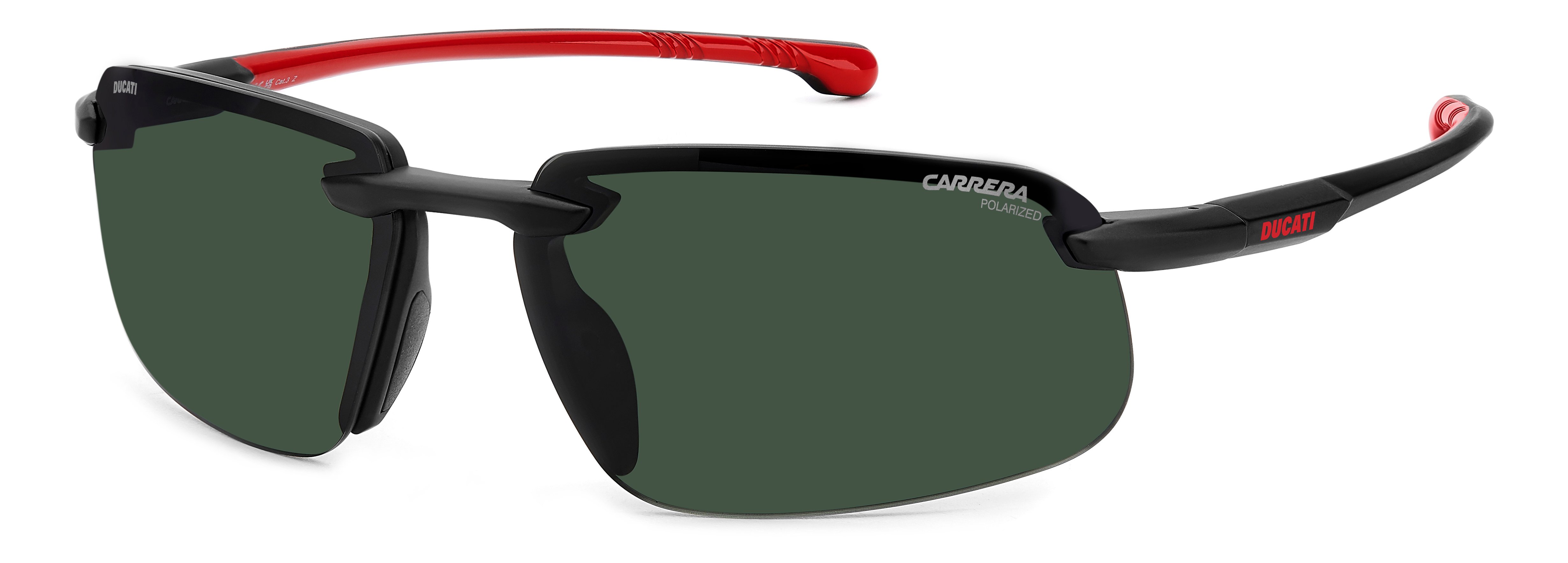 CARRERA-CARDUC-043/S 003*UC MATTE BLACK(GREEN POLARIZED 63*14, , hi-res image number 0