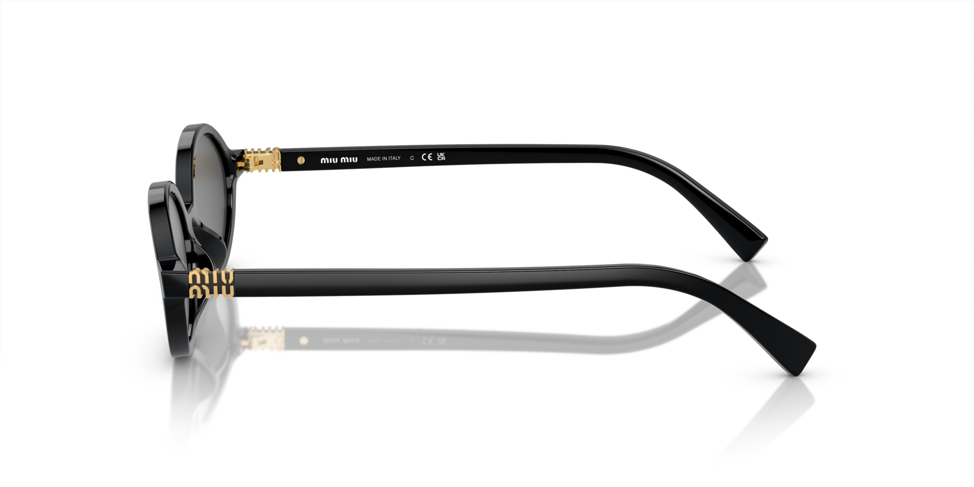 MIUMIU-04ZS/S 1AB5S0 BLACK (DARK GREY) 50*18, Negro, hi-res image number 1