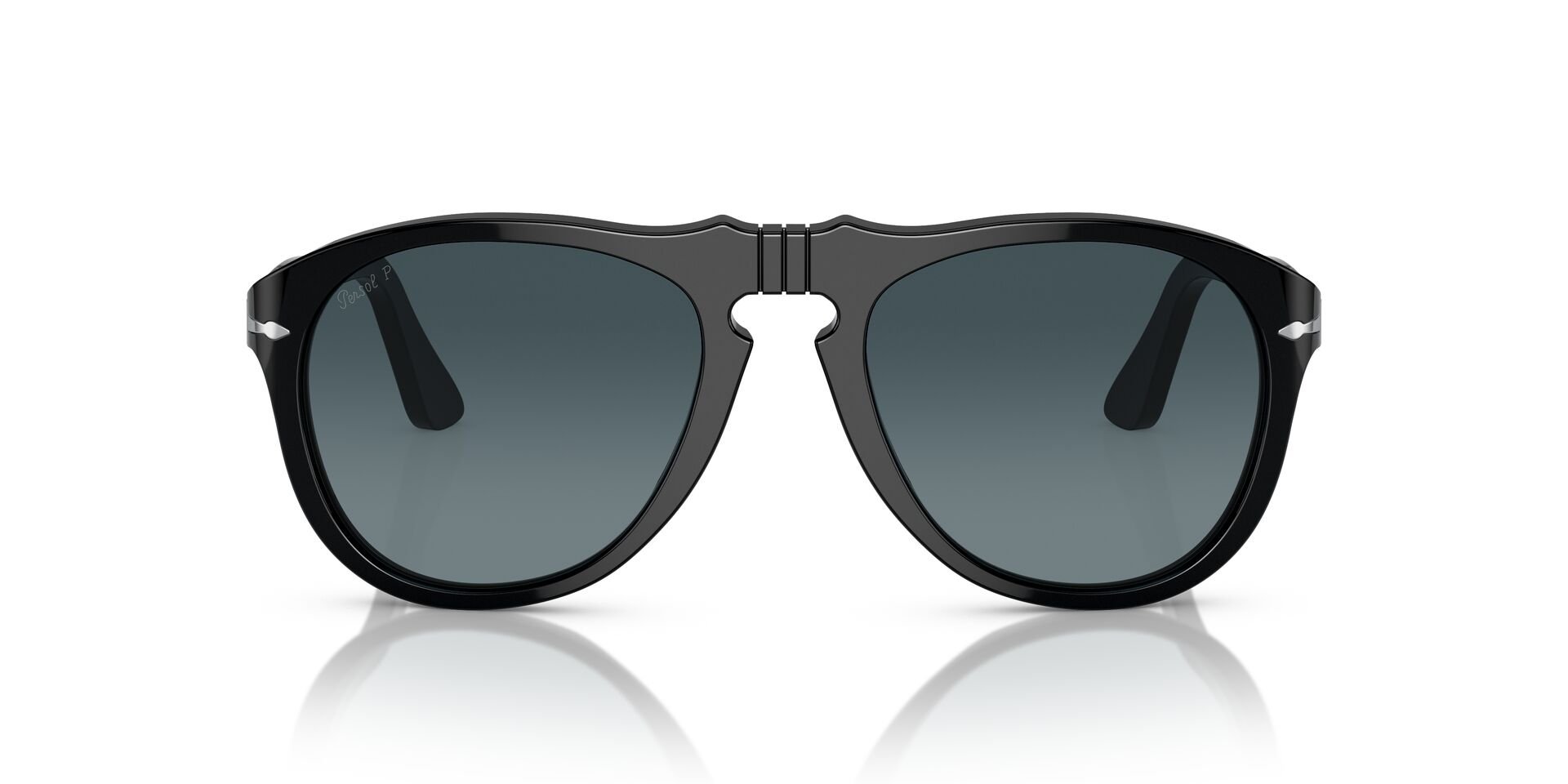 PERSOL-0649/S 95/S3 BLACK/LIGHT BLUE GRADIENT DARK BLUE 54*20, Negro, hi-res image number 1