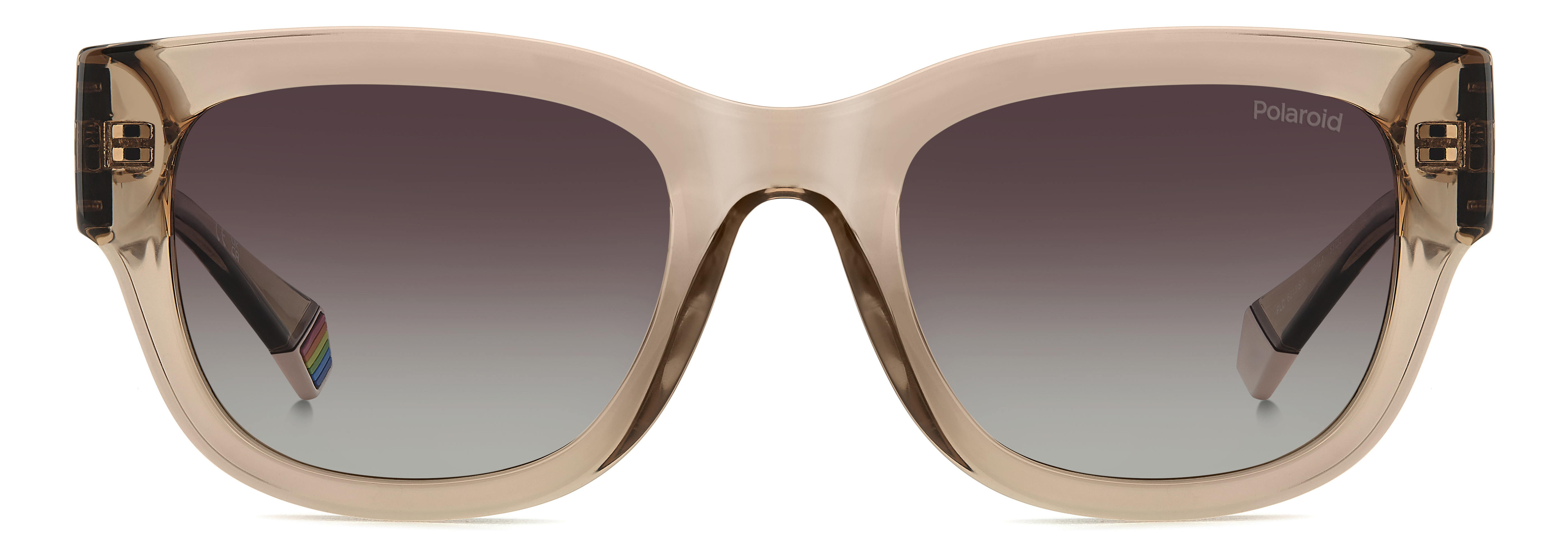 POLAROID-6213/S/X/S 10A*LA BEIGE(BROWN SHADED POLARIZED 51*21, Beige, hi-res image number 1