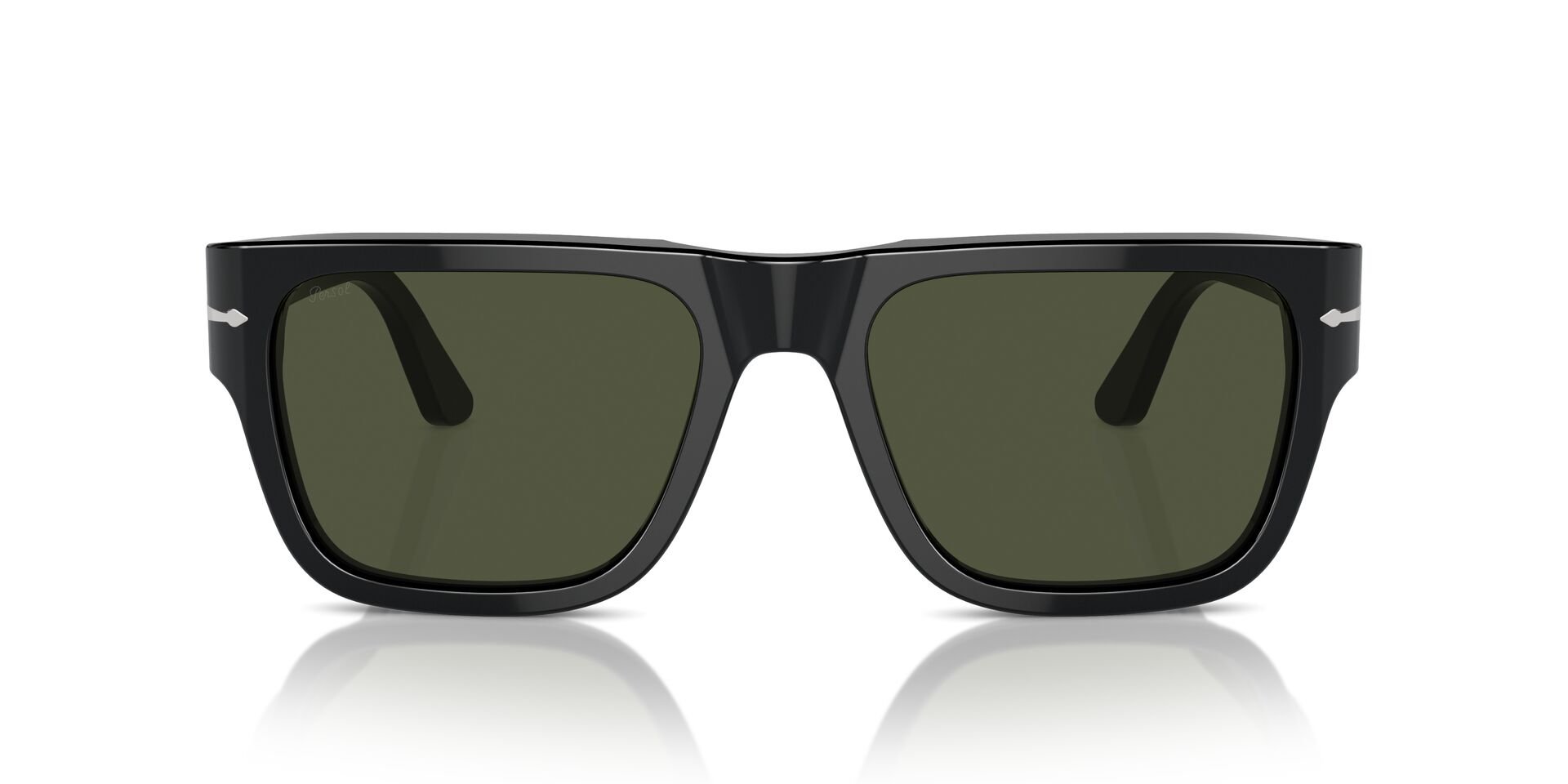PERSOL-3348S/S 95/31 BLACK(GREEN 55*20, Negro, hi-res image number 1