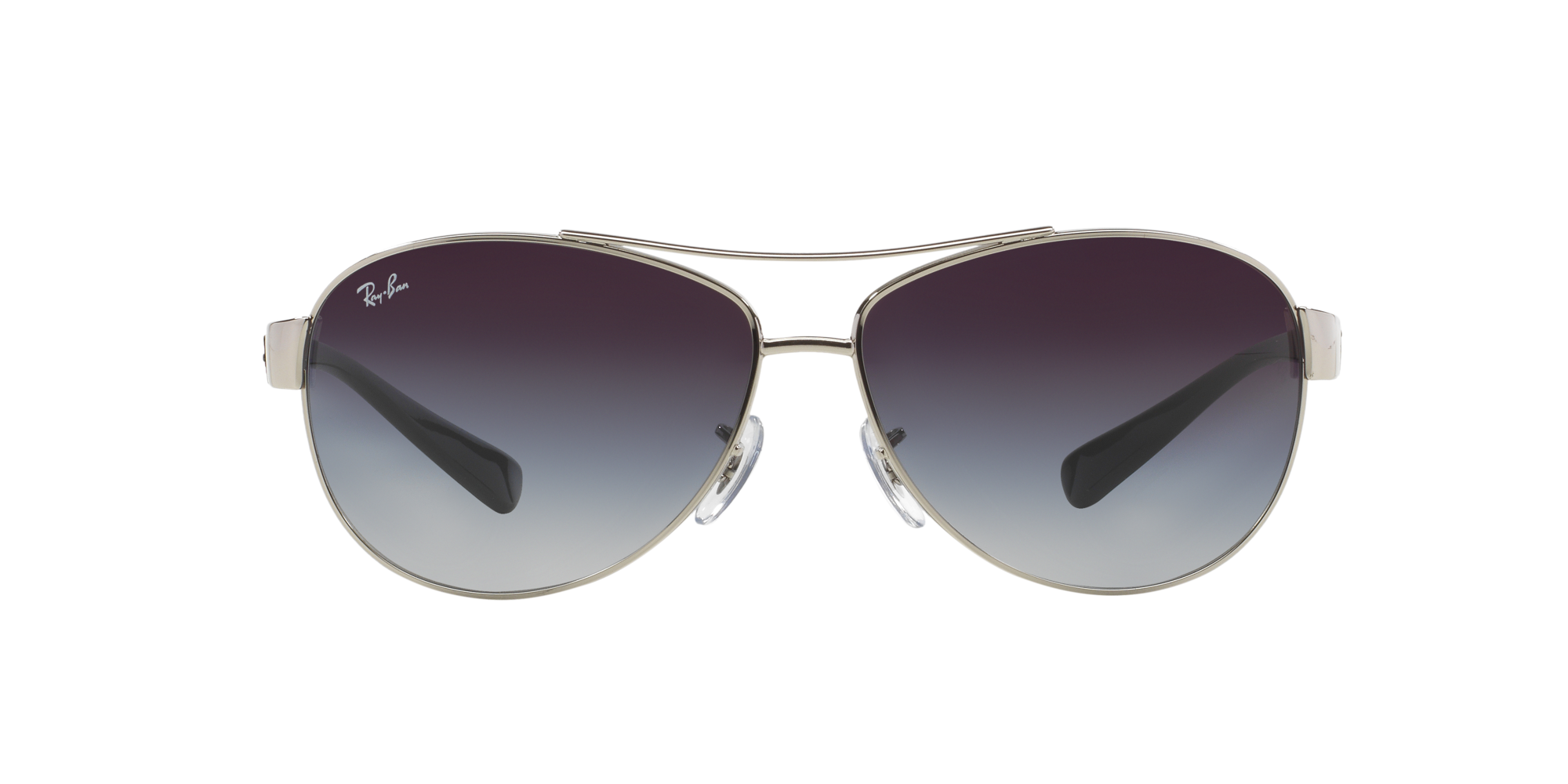 RB-3386 003/8G*3N PLATA/NEGRO (GRIS DEGRD.) 67*13, Negro-Plata, hi-res image number 2