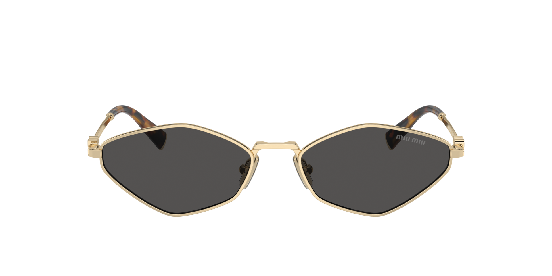 MIUMIU-56ZS/S ZVN5S0 PALE GOLD (DARK GREY) 56*17, Dorado, hi-res image number 1