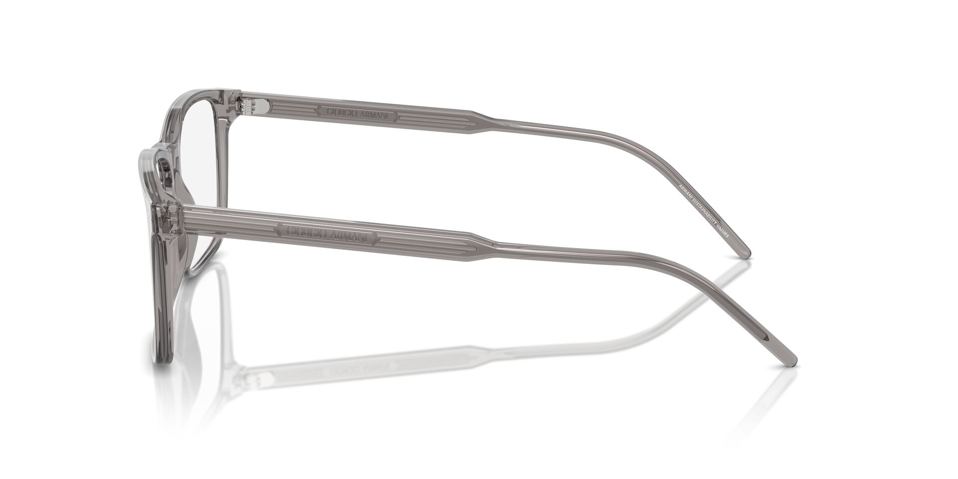 ARMANI-7258/G 6070 TRASPARENT GREY 57*17, Gris transparente, hi-res image number 2