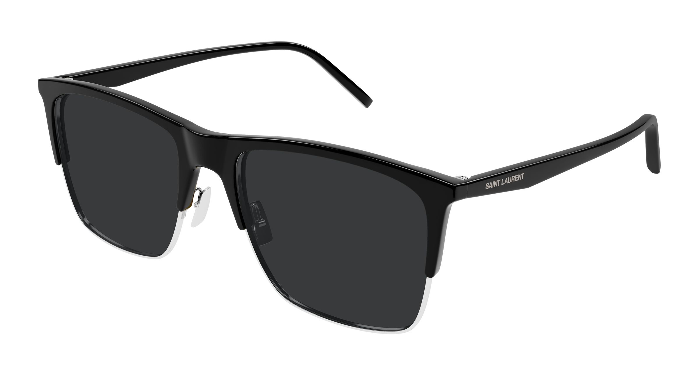 SAINT-LAURENT-SL768/S 002 BLACK-BLACK-BLACK 57*18, , hi-res image number 0