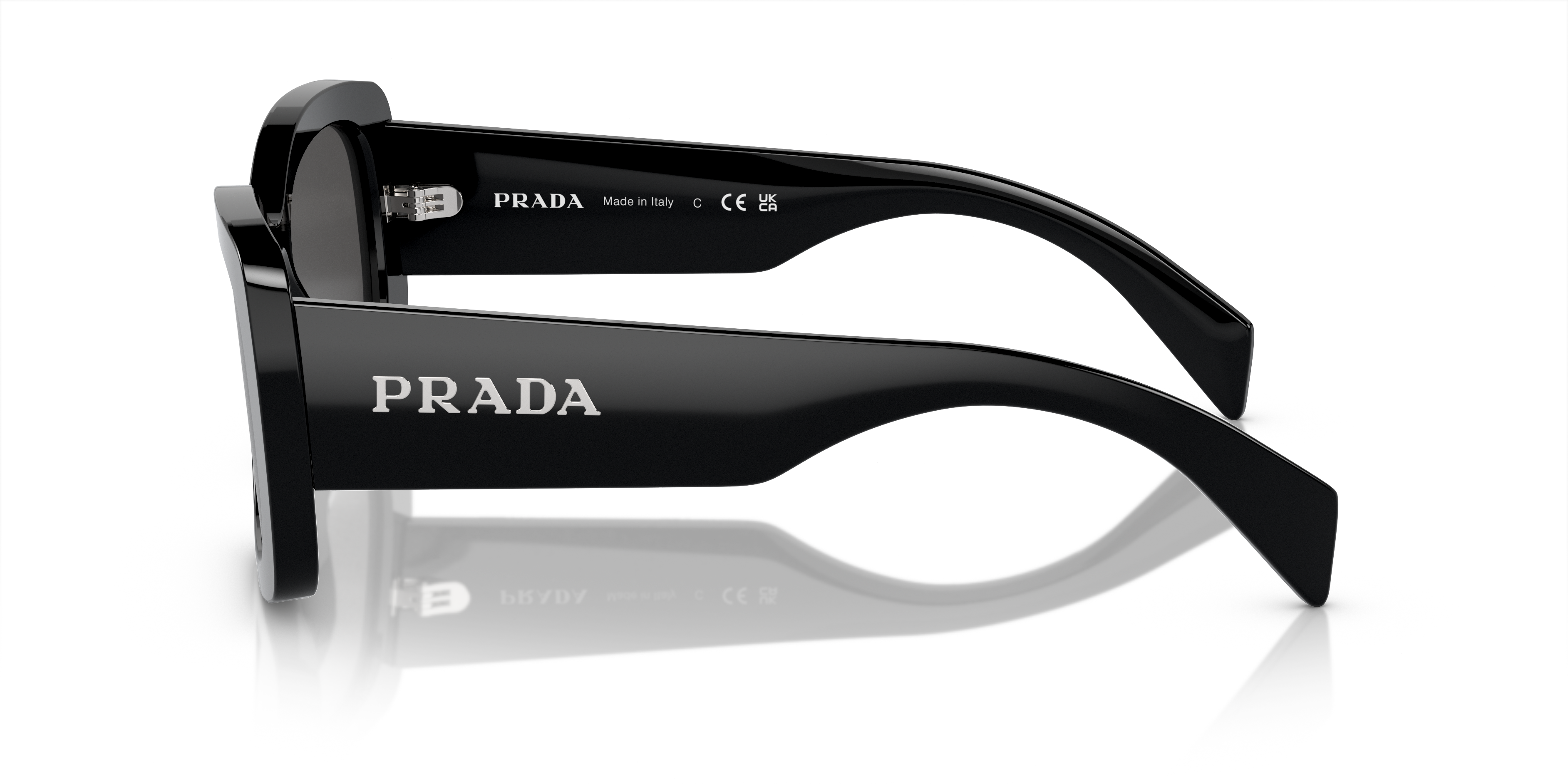 PRADA-A08S/S 1AB5S0 BLACK (GREY 56*15, , hi-res image number 2