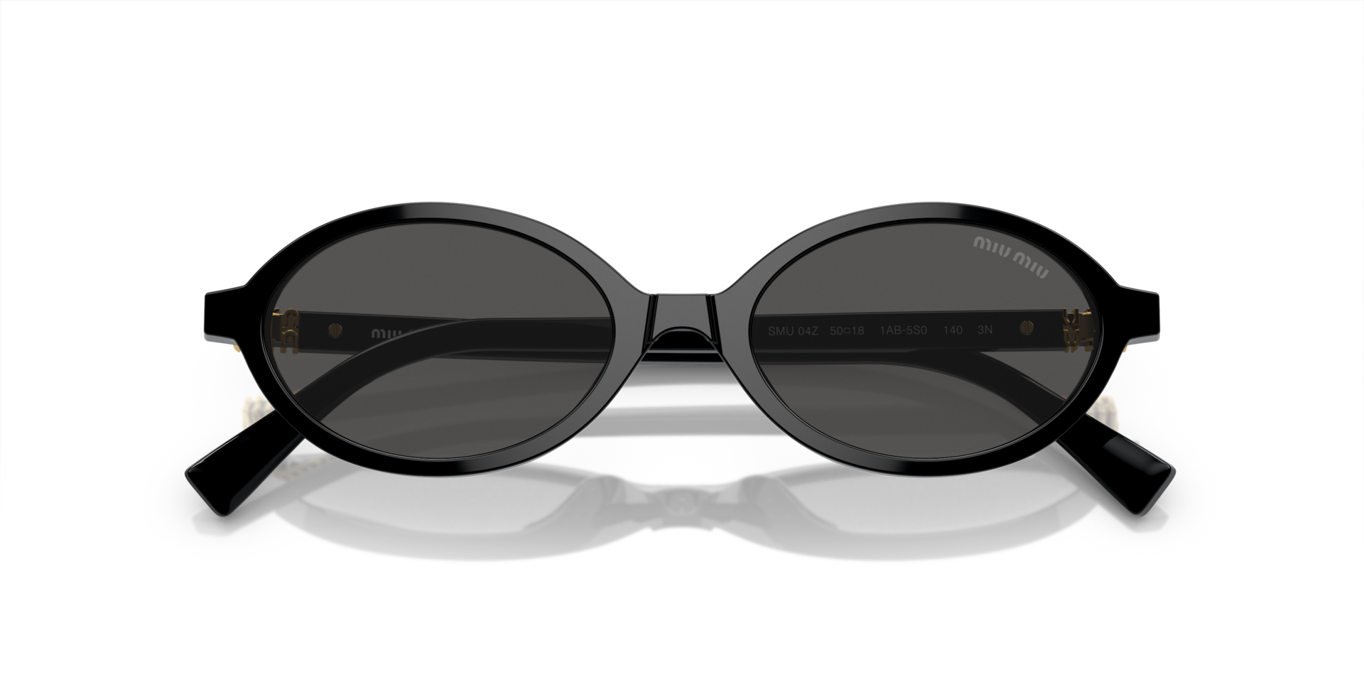 MIUMIU-04ZS/S 1AB5S0 BLACK (DARK GREY) 50*18, Negro, hi-res image number 2