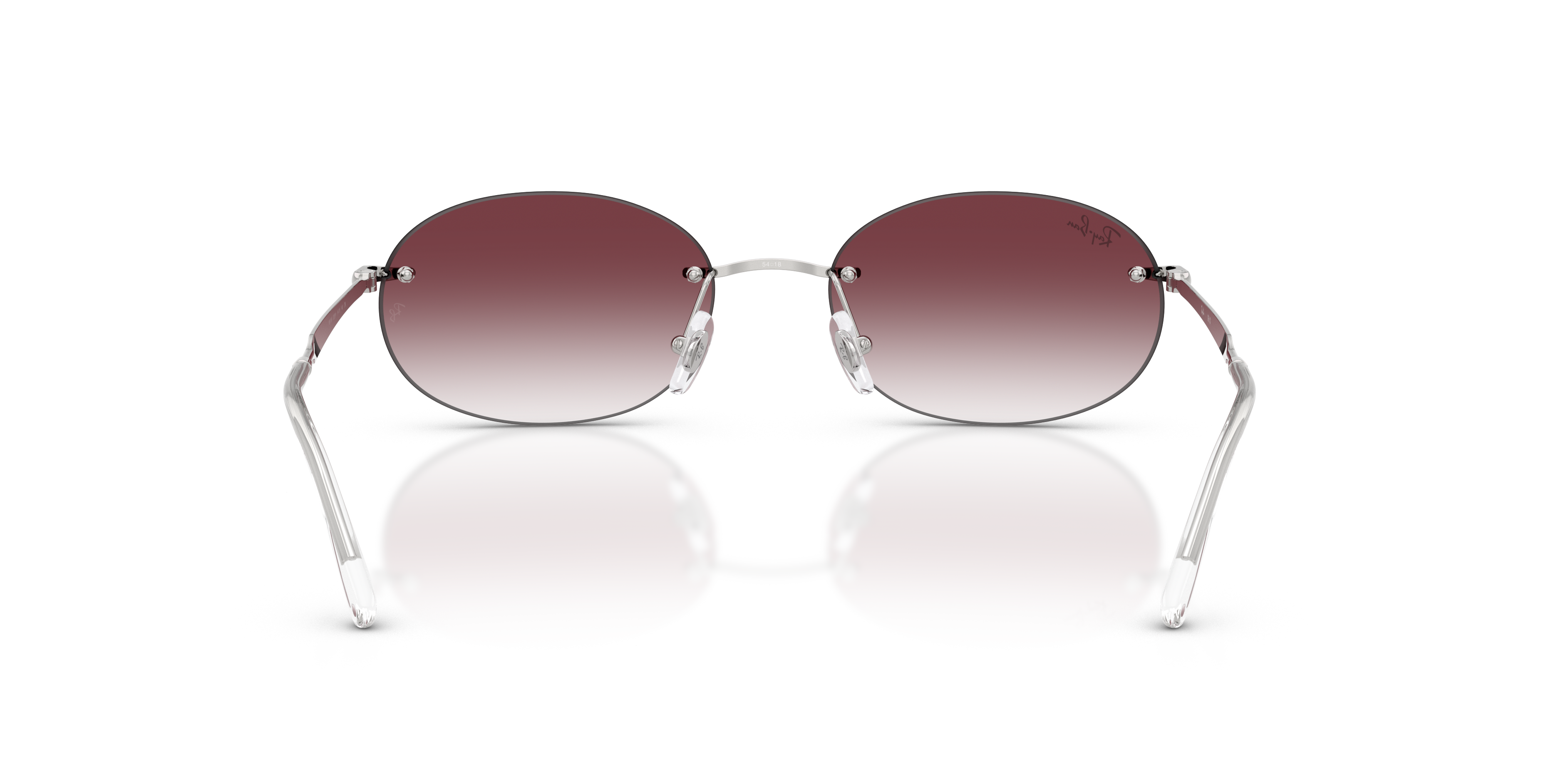 RB-3767 003/8H SILVER(CLEAR GRADIENT DARK VIOLET 54*18, Plata, hi-res image number 3