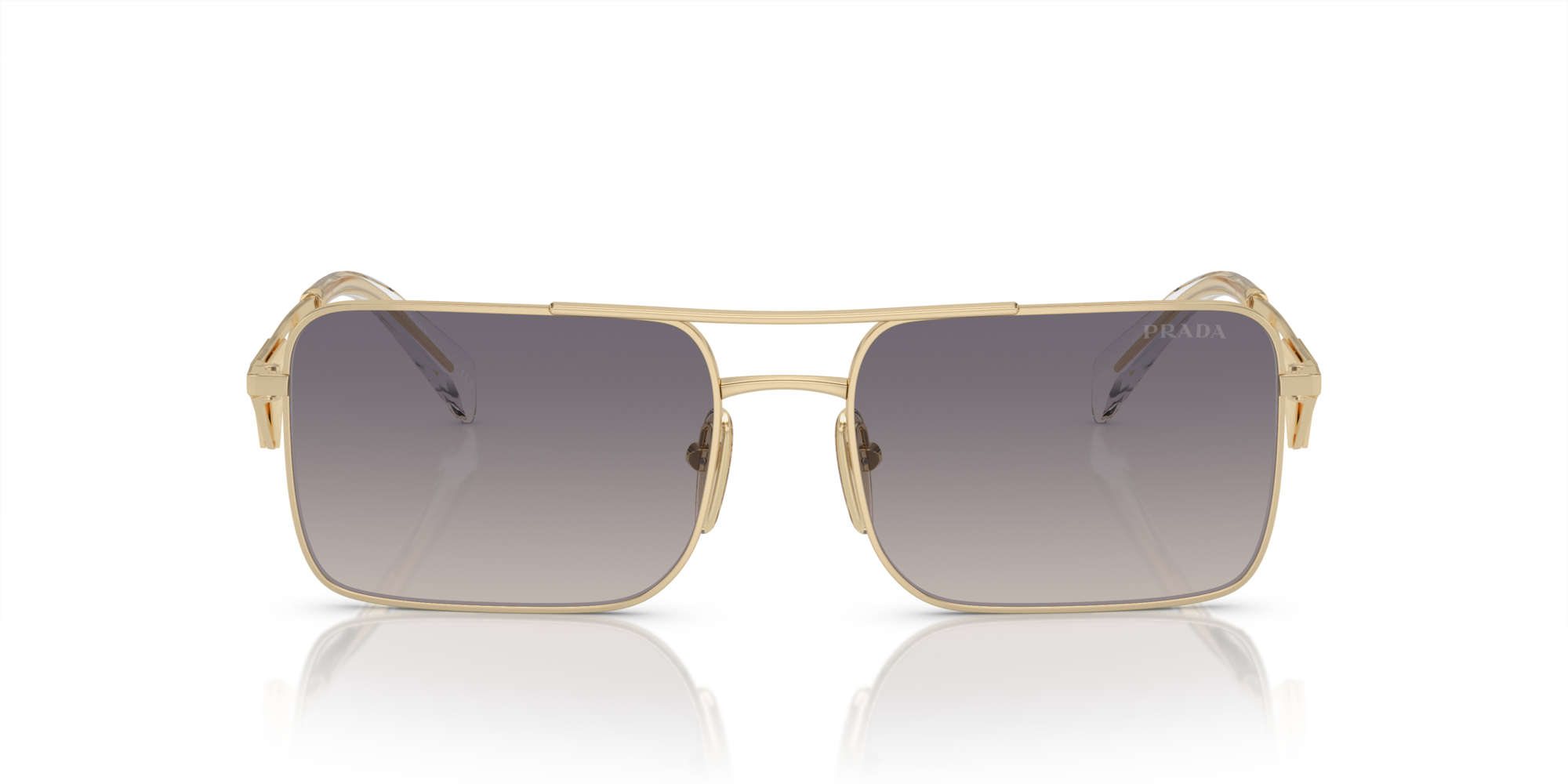 PRADA-A52/S ZVN30C GOLD (BLUE GRAD MIRROR SILVER 56*17, , hi-res image number 1