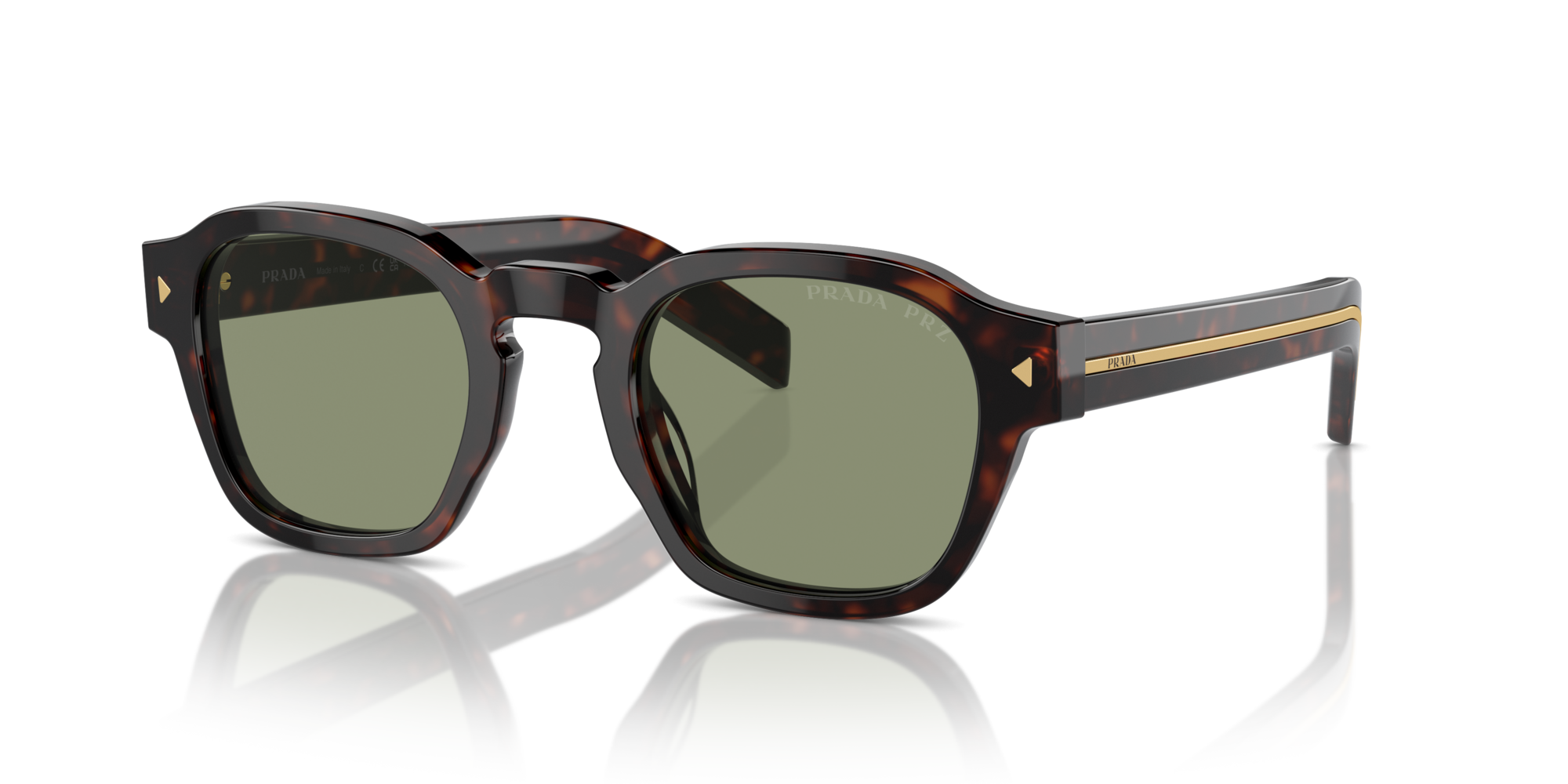 PRADA-A16/S 17N20G RADICA TORTOISE(POLAR GREEN 49*24, Havana, hi-res image number 0