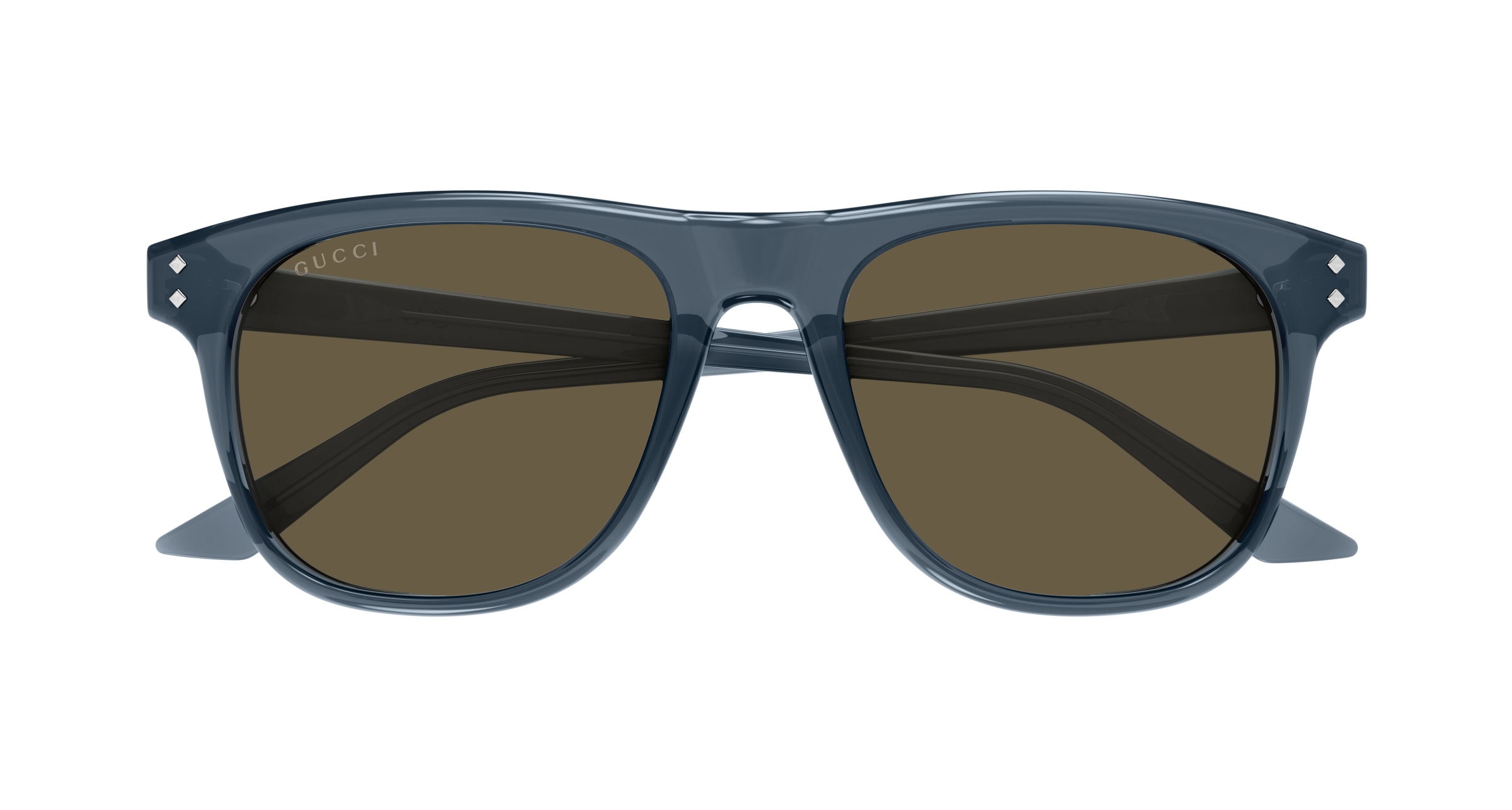 GUCCI-1893S/S 004 BLUE-BLUE-BROWN 53*18, Azul, hi-res image number 1