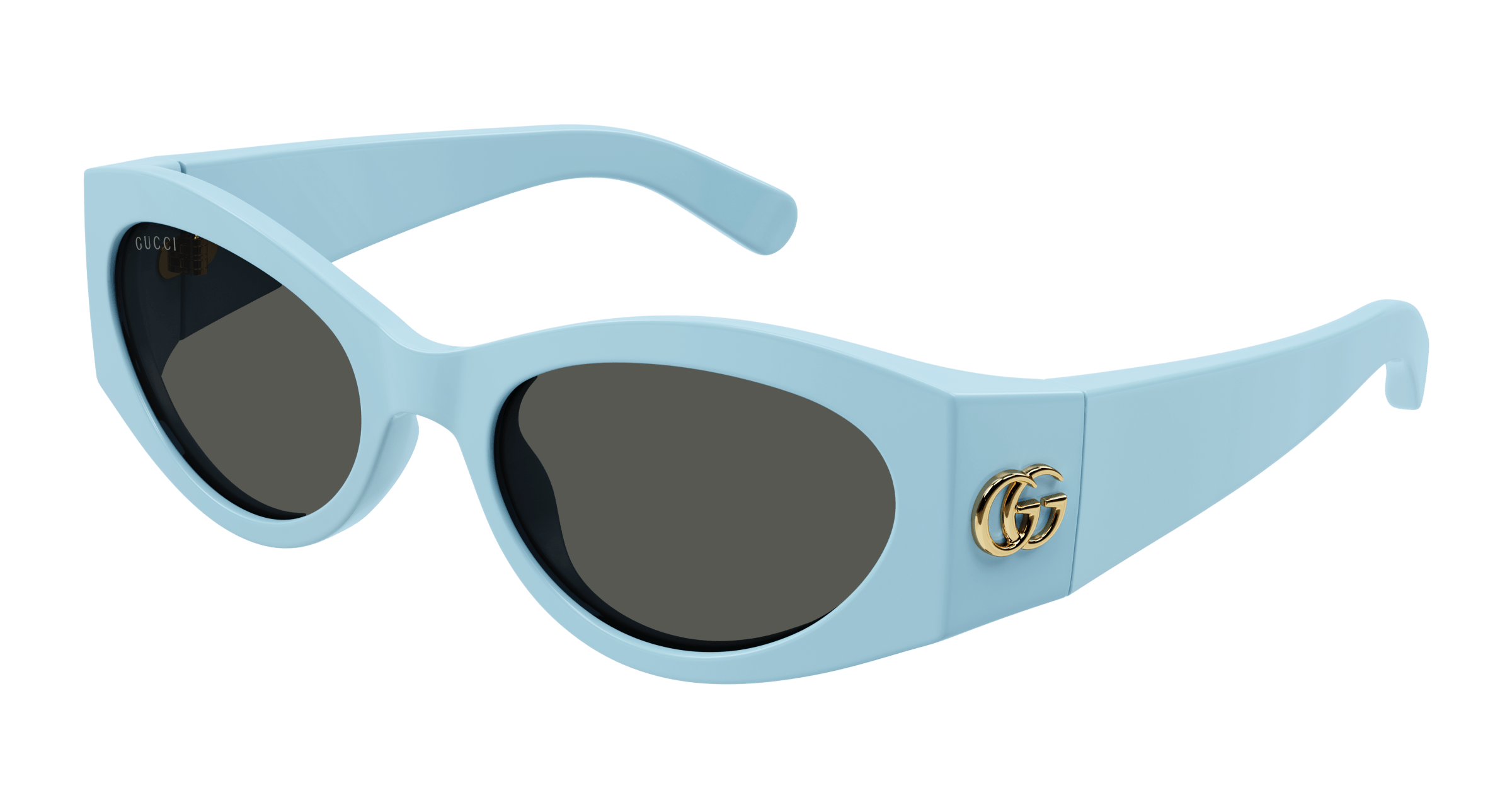 GUCCI-1401S/S 004 LIGHT BLUE(GREY 53*19, Azul, hi-res image number 0