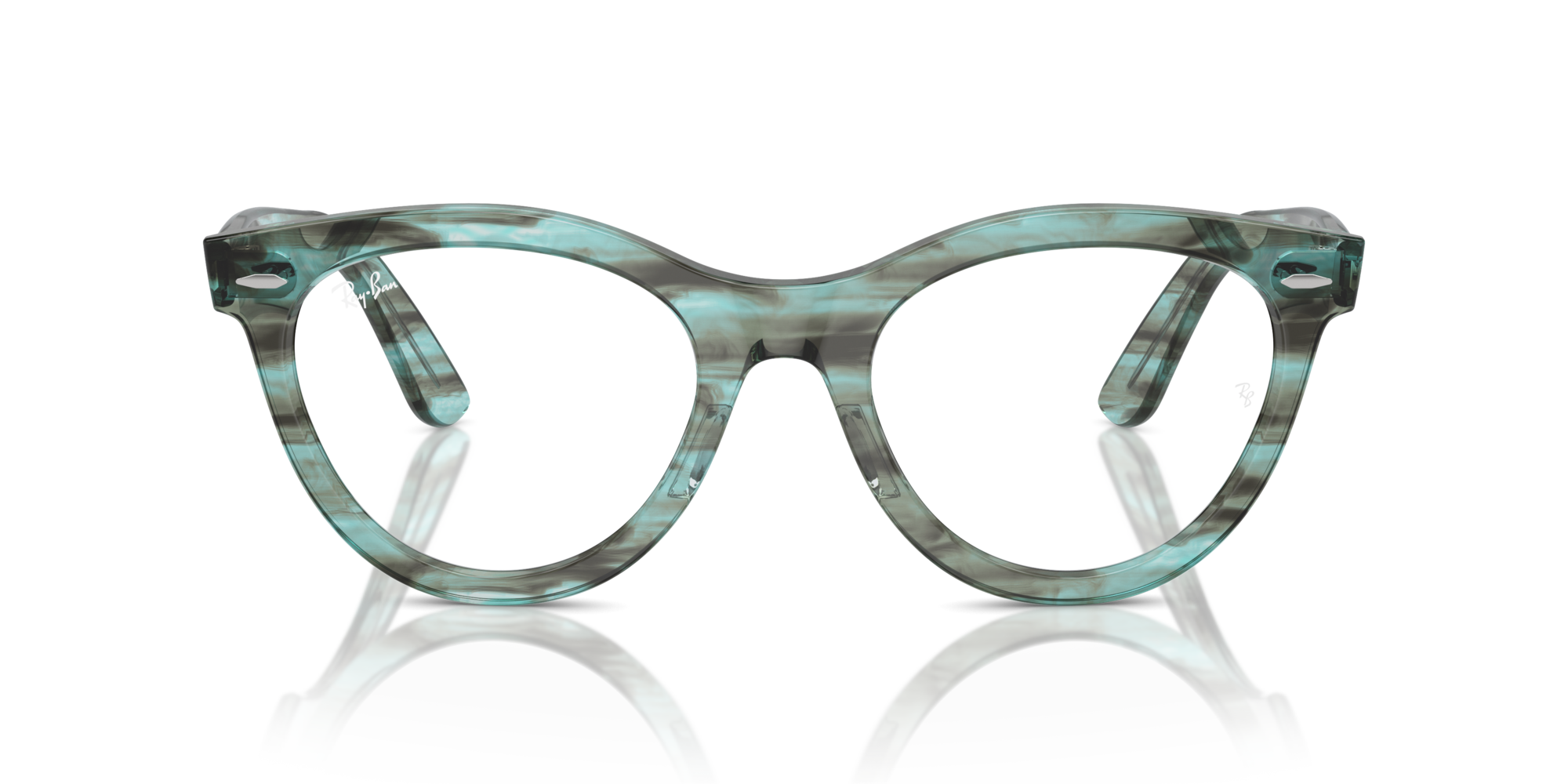 RX-2241 8362 STRIPED TRANSPARENT GREEN 51*21, Verde transparente a rayas, hi-res image number 1
