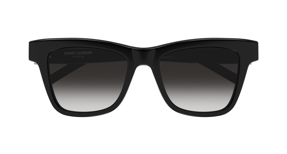 SAINT-LAURENT-SLM106/S 002 BLACK/BLACK (GREY) 52*18, Negro, hi-res image number 1