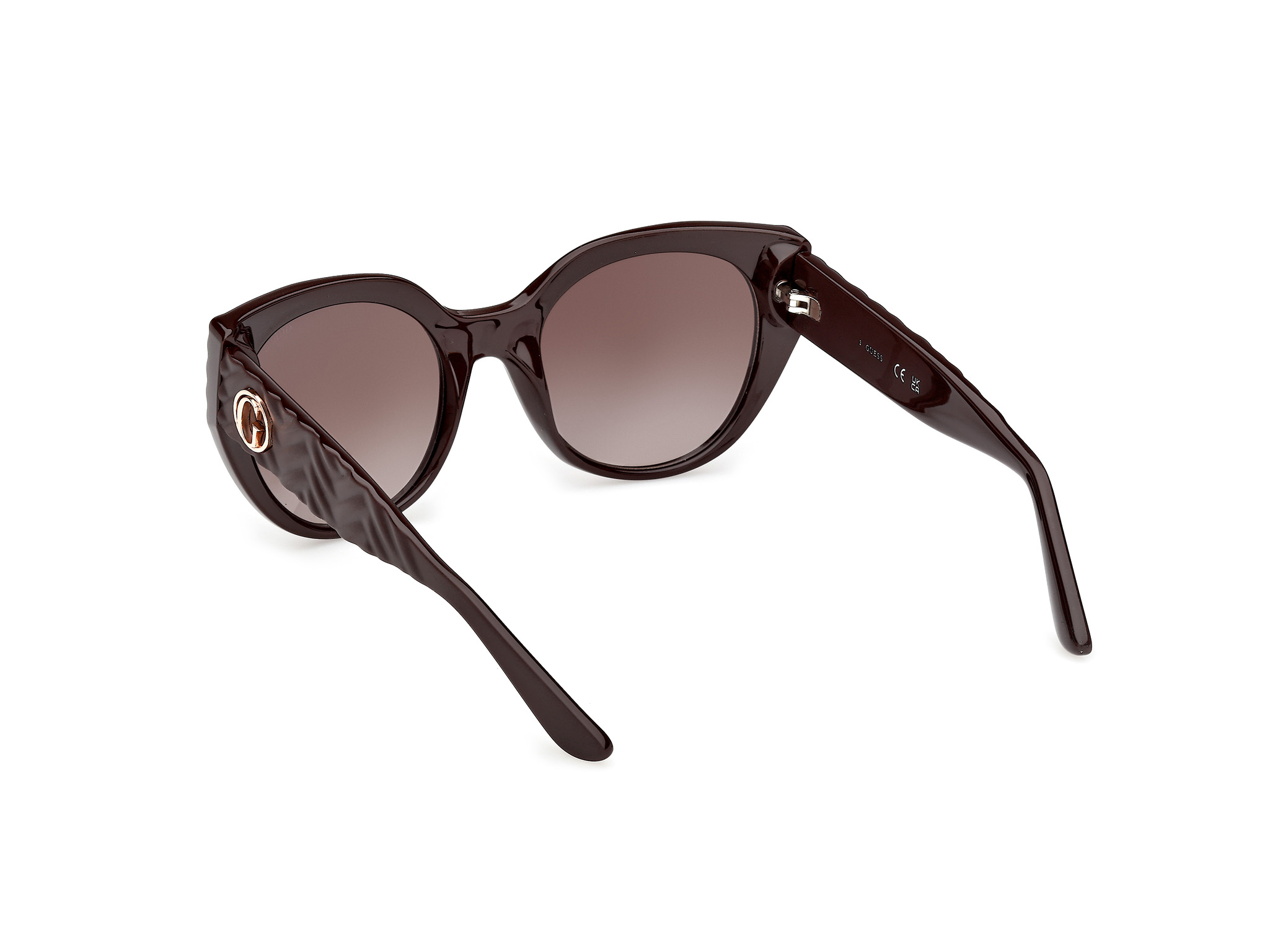 GUESS-00255/S 48F shiny dark brown 53*20, Marr&oacute;n, hi-res image number 2