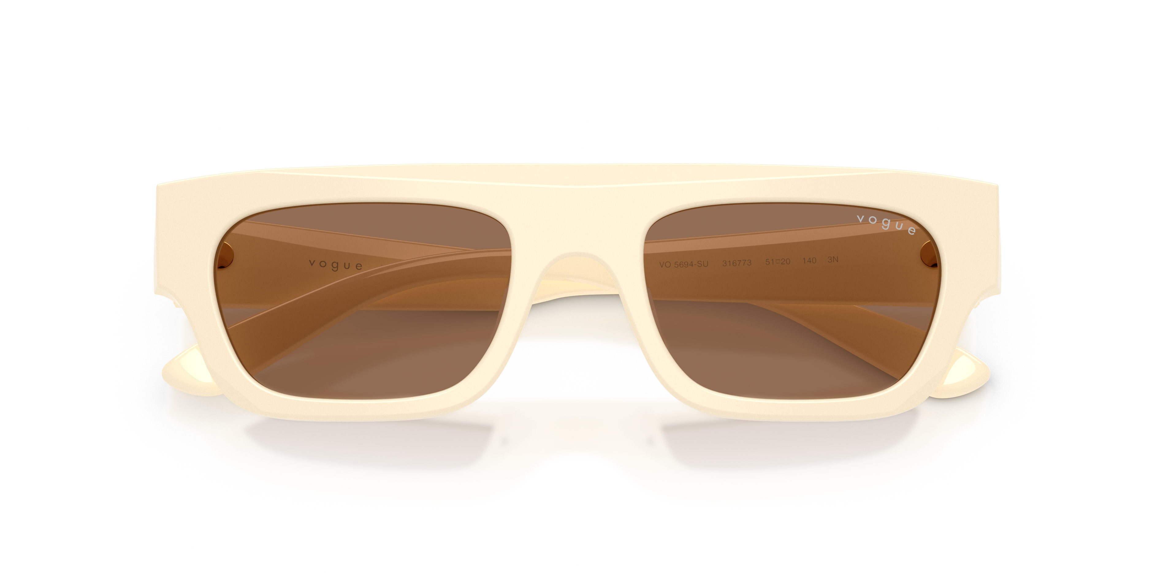 VOGUE-5694SU/S 316773 FULL IVORY(DARK BROWN 51*20, , hi-res image number 4