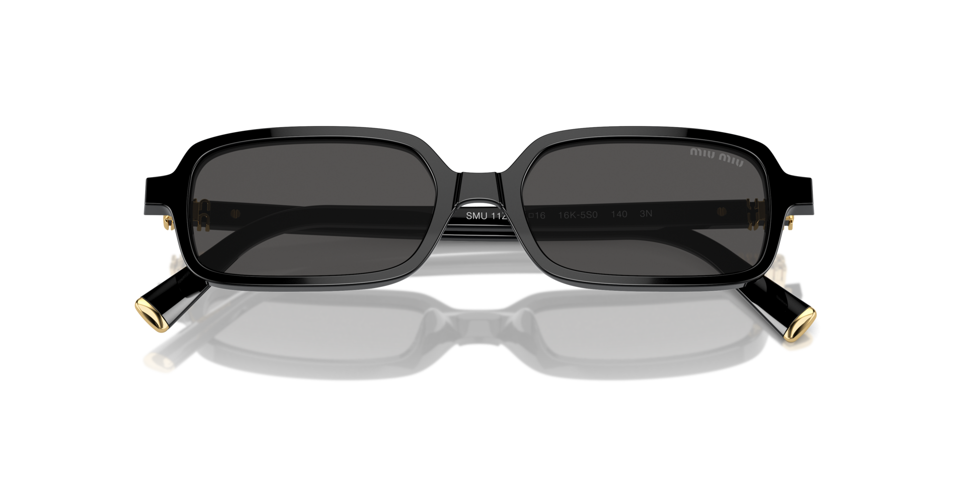 MIUMIU-11ZS/S 16K5S0 BLACK (GREY 51*16, Negro, hi-res image number 3