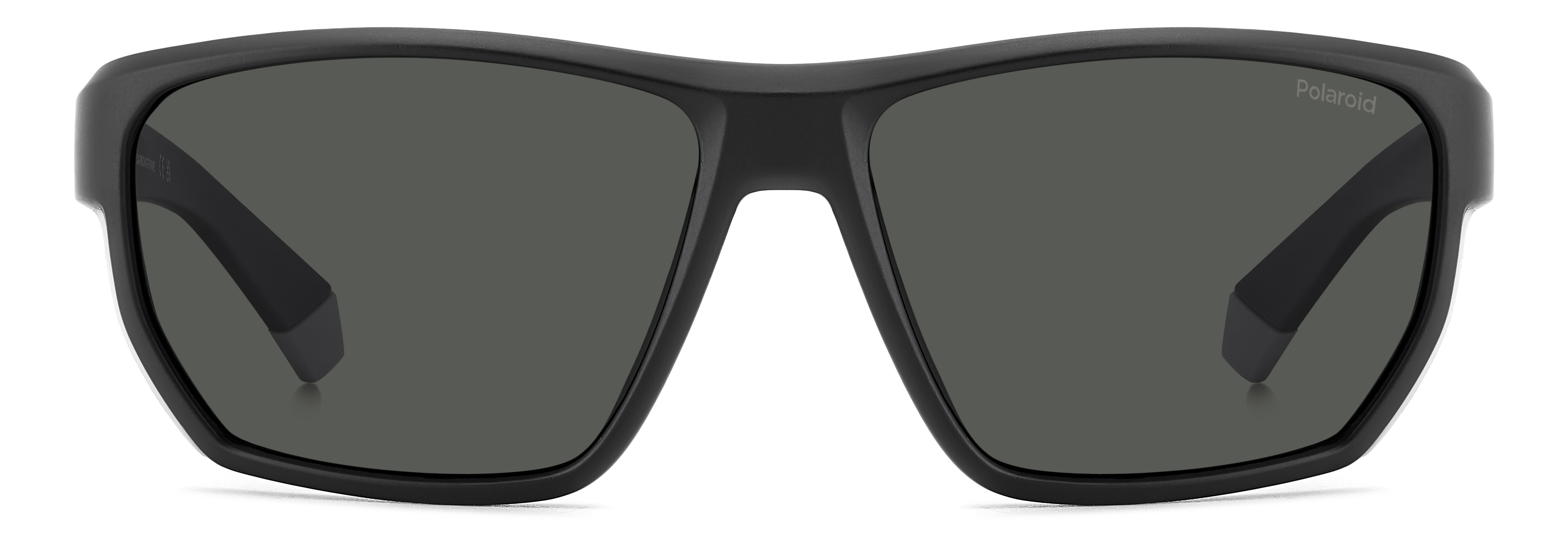 POLAROID-7057/S 003*M9 MATTE BLACK(GREY POLARIZED 60*15, Negro mate, hi-res image number 1
