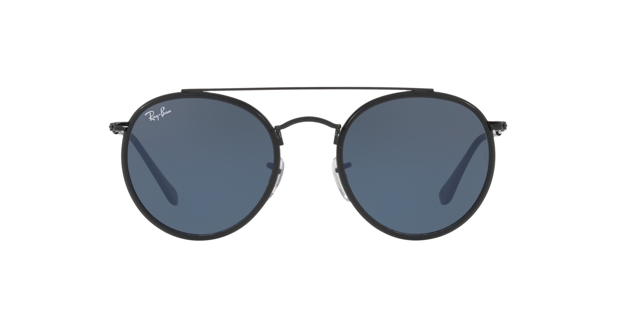 RAY-BAN ROUND DOUBLE BRIDGE RB 3647N 002/R5, Negro, hi-res image number 1