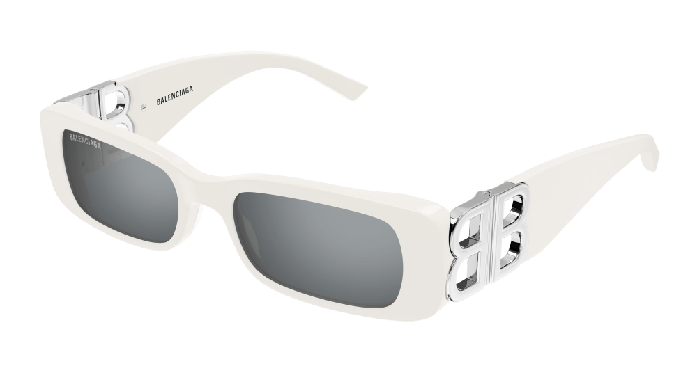 BALENCIAGA-BB0096S/S 020 WHITE SILVER(SILVER 51*18, Blanco, hi-res image number 0