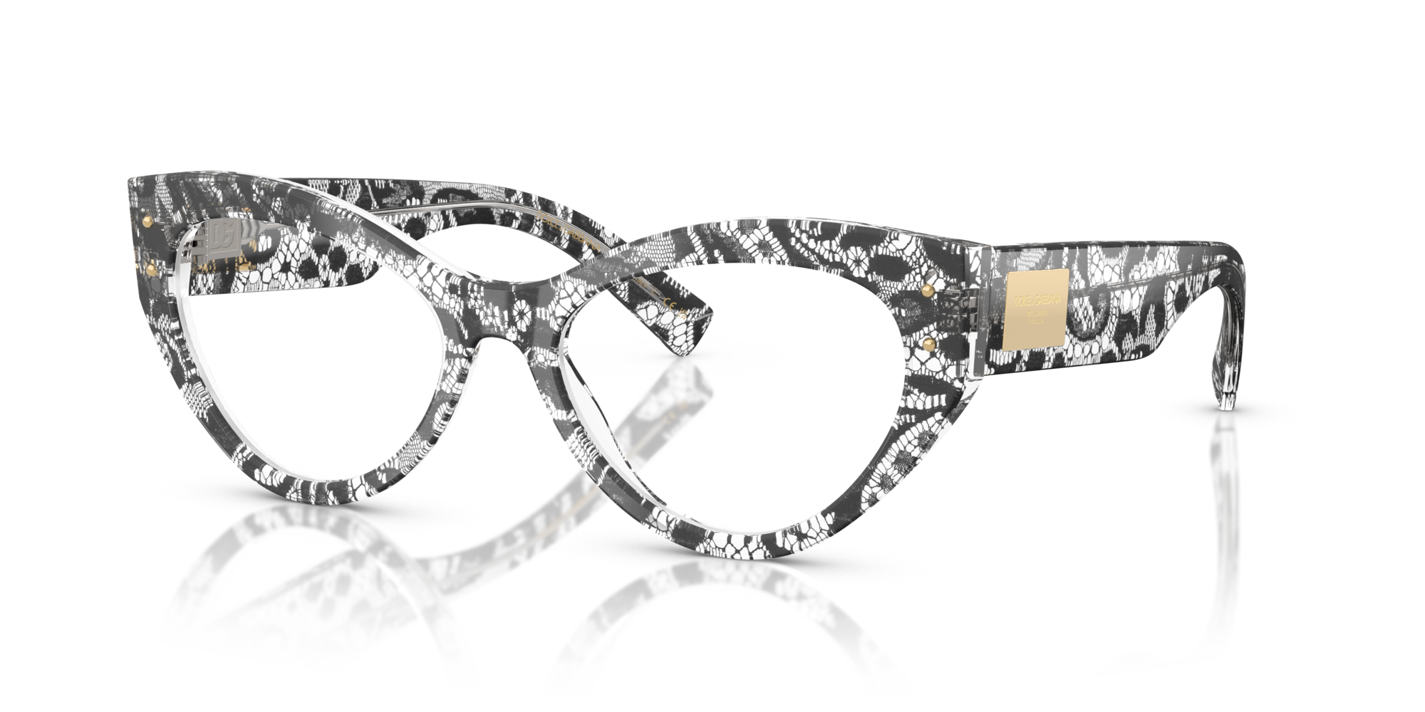 GABBANA-3403/G 3287 BLACK LACE 54*18, , hi-res image number 0