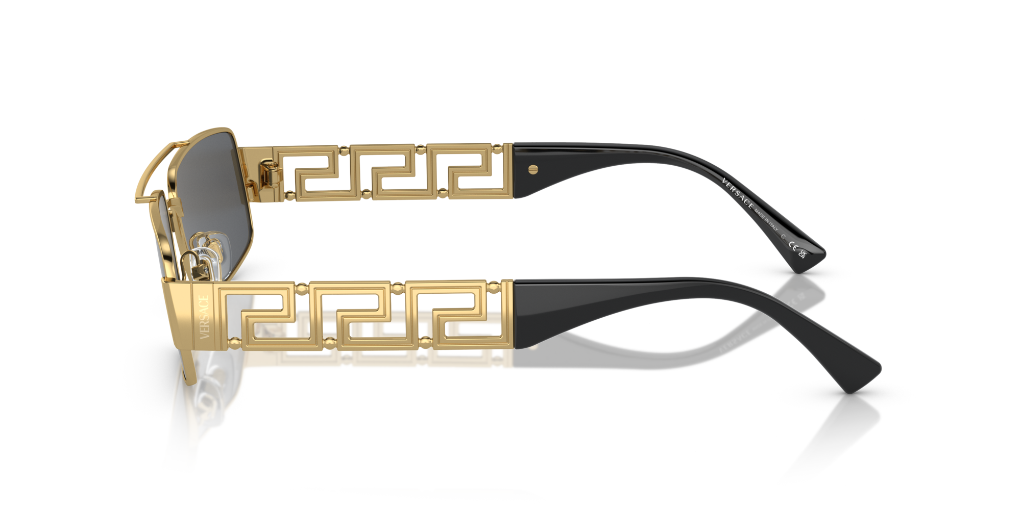 VERSACE-2257/S 100287 GOLD DARK GREY 60*16, , hi-res image number 2