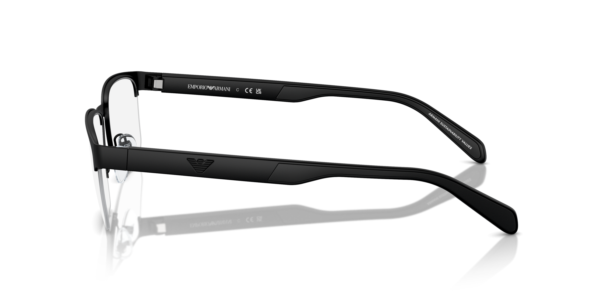 EMPORIO-1162/G 3001 MATTE BLACK 56*17, , hi-res image number 1