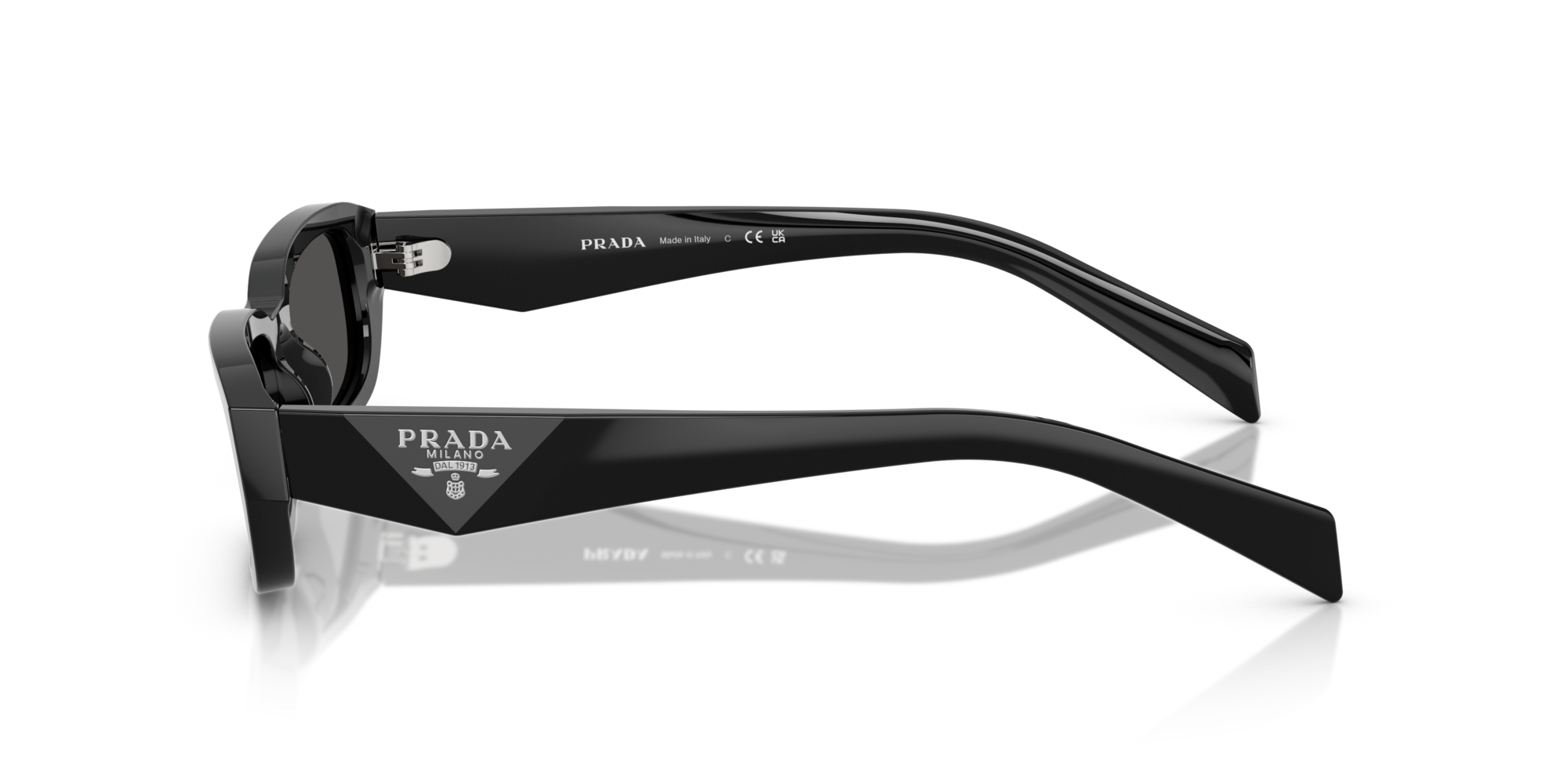 PRADA- B06S/S 16K08Z BLACK(DARK GREY 53*19, , hi-res image number 2