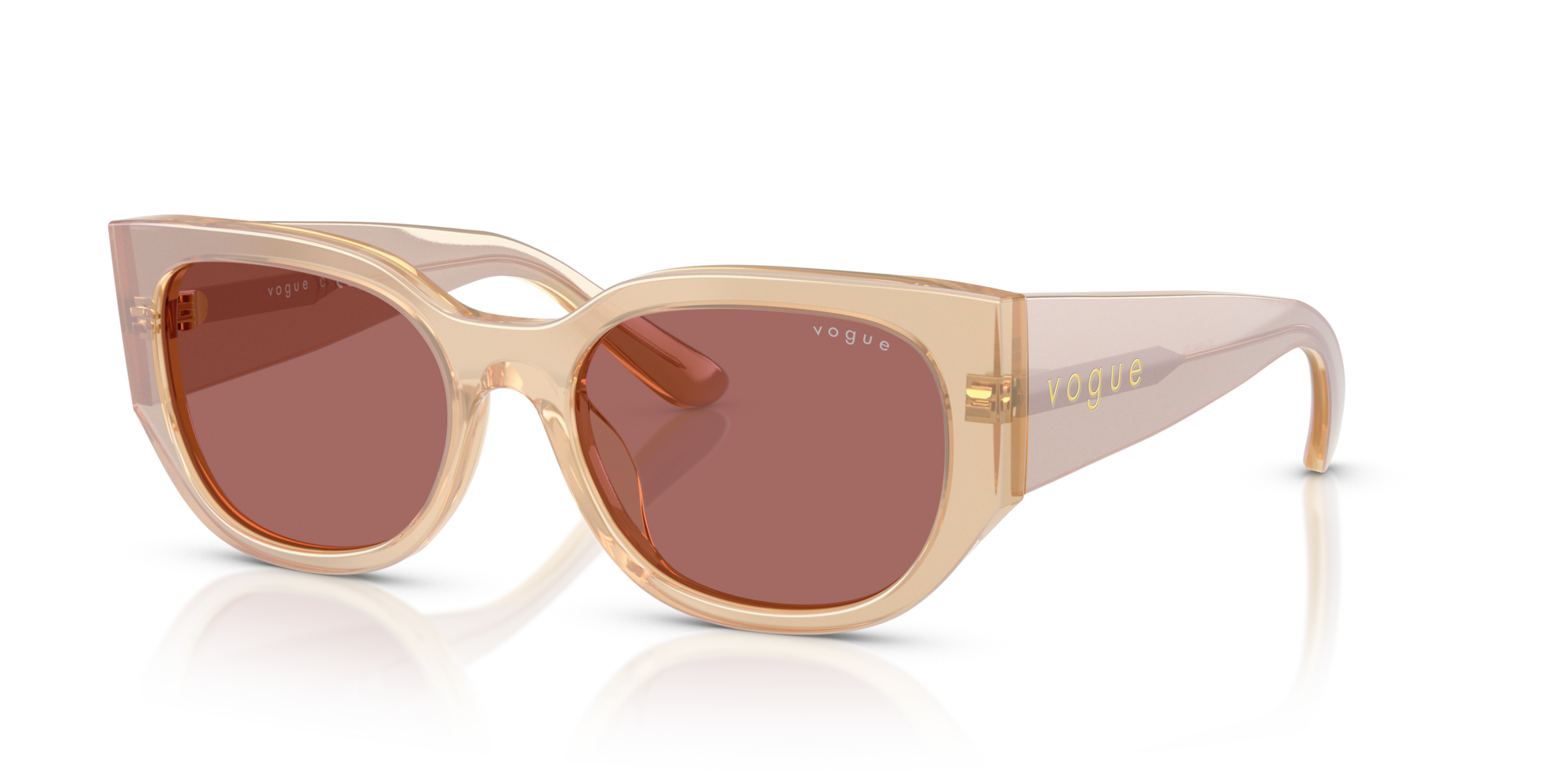 VOGUE-5641SU/S 323469 TRANSPARENT PEARL CREAM 53*18, Perla transparente, hi-res image number 0