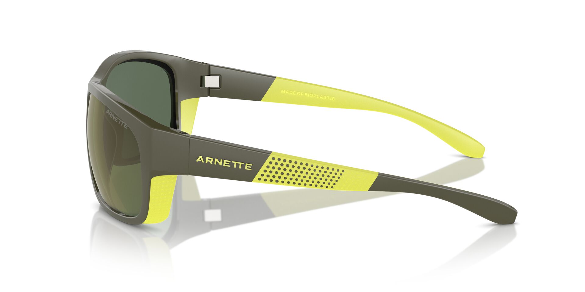ARNETTE-4337 28546R MILITARY/LIME MATTE/SHINY(DARK GREEN MIRROR PETROL 63*16, Verde, hi-res image number 2