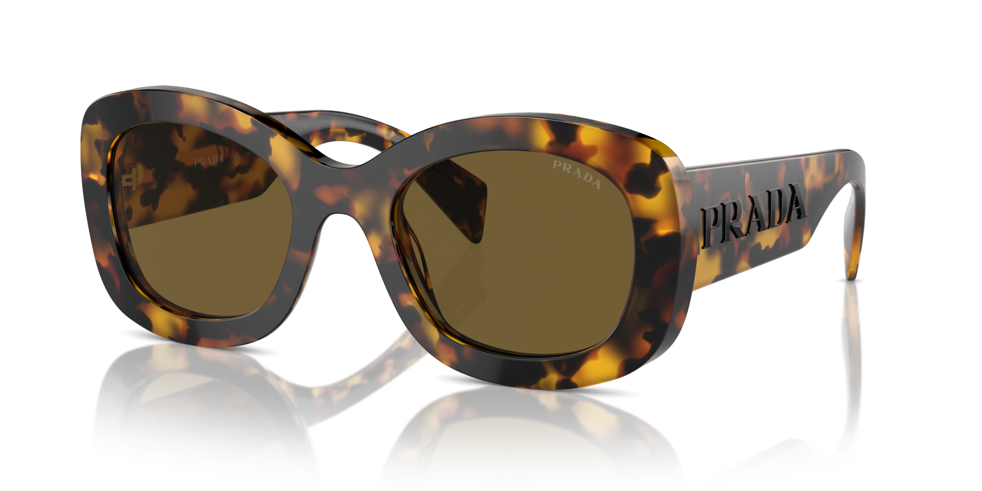 PRADA-A13S/S VAU01T HAVANA 54*23, Miel y tortuga, hi-res image number 0