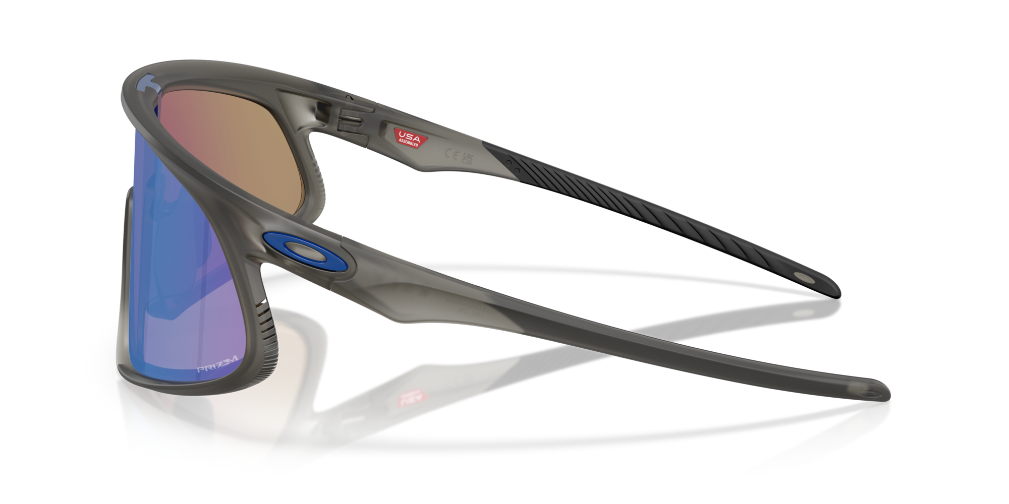 OAKLEY-RSLV-9484D 948403 MATTE GREY SMOKE(PRIZM SAPPHIRE 49*149, Gris mate ahumado, hi-res image number 2