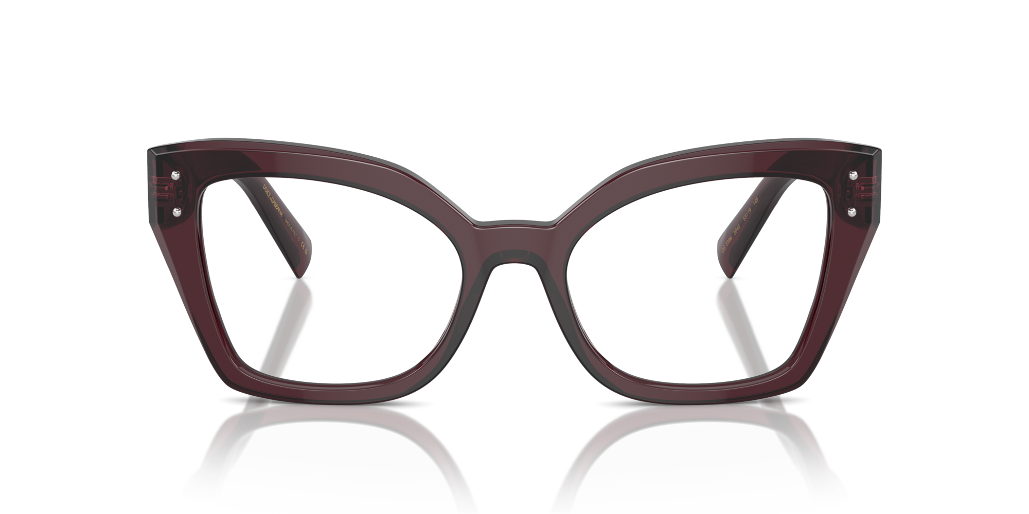 GABBANA-3386/G 3045 TRANSPARENT VIOLET 53*19, , hi-res image number 1