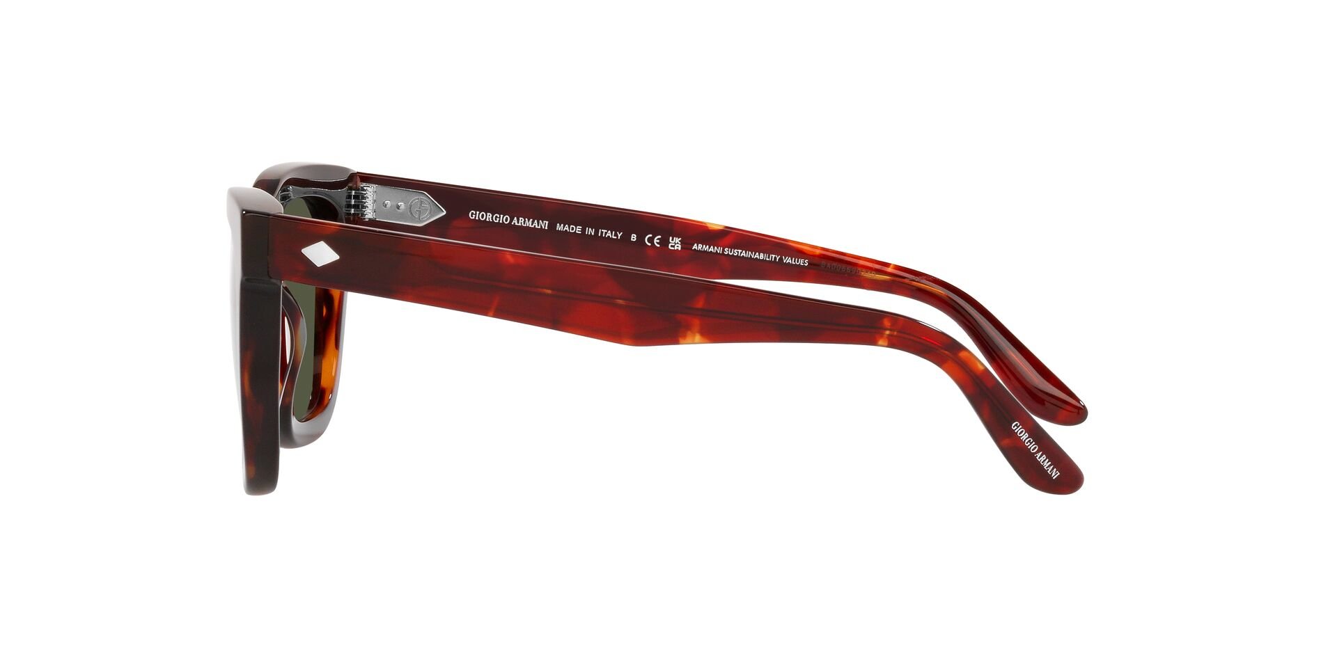 ARMANI-8171/S 596231 RED HAVANA(GREEN 49*23, Rojo, hi-res image number 9