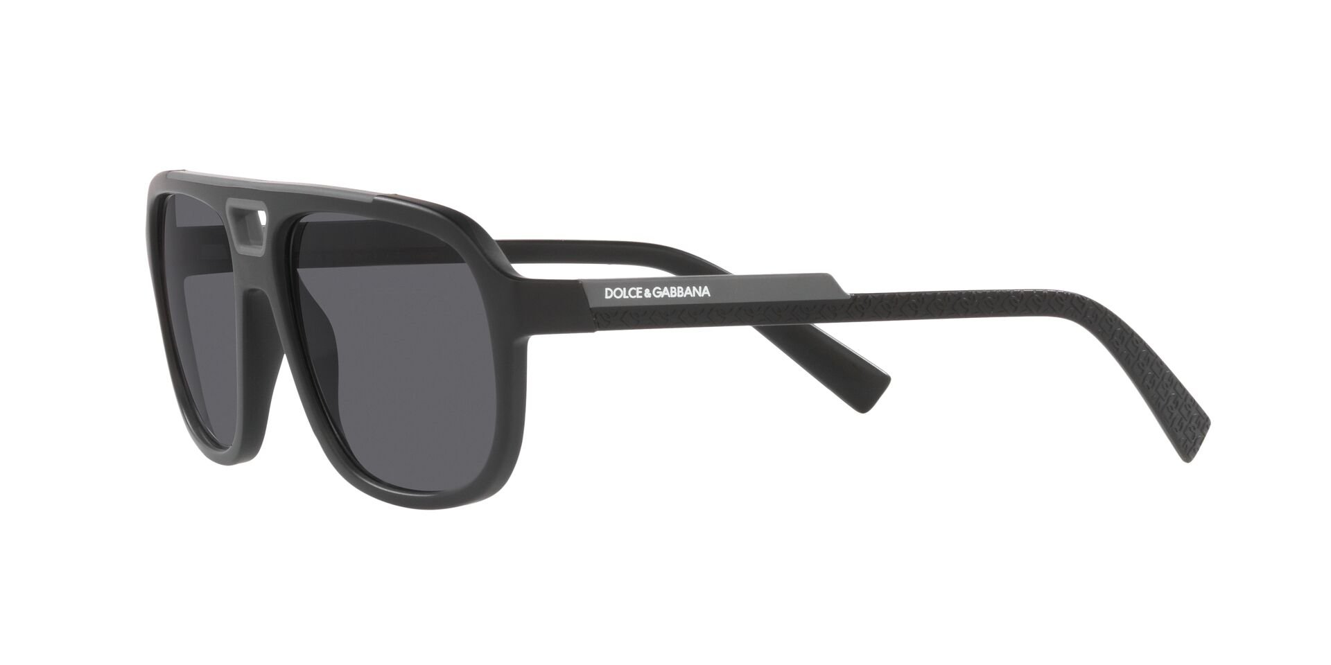 GABBANA-6179/S 252581 MATTE BLACK(POLAR DARK GREY 58*16, Negro, hi-res image number 10