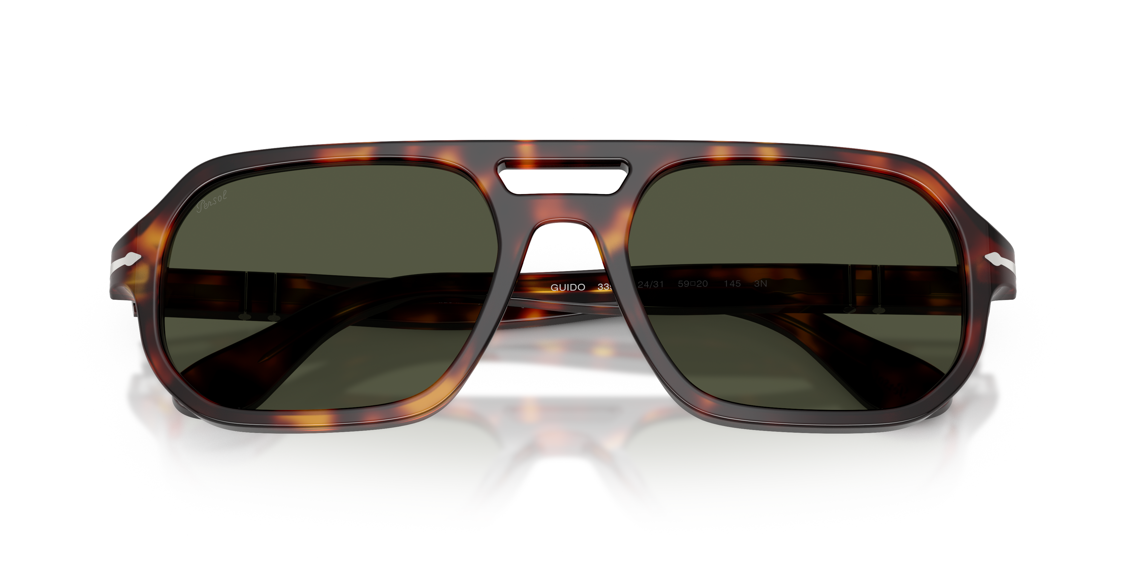 PERSOL-3393S/S 24/31 HAVANA(GREEN 56*20, , hi-res image number 4
