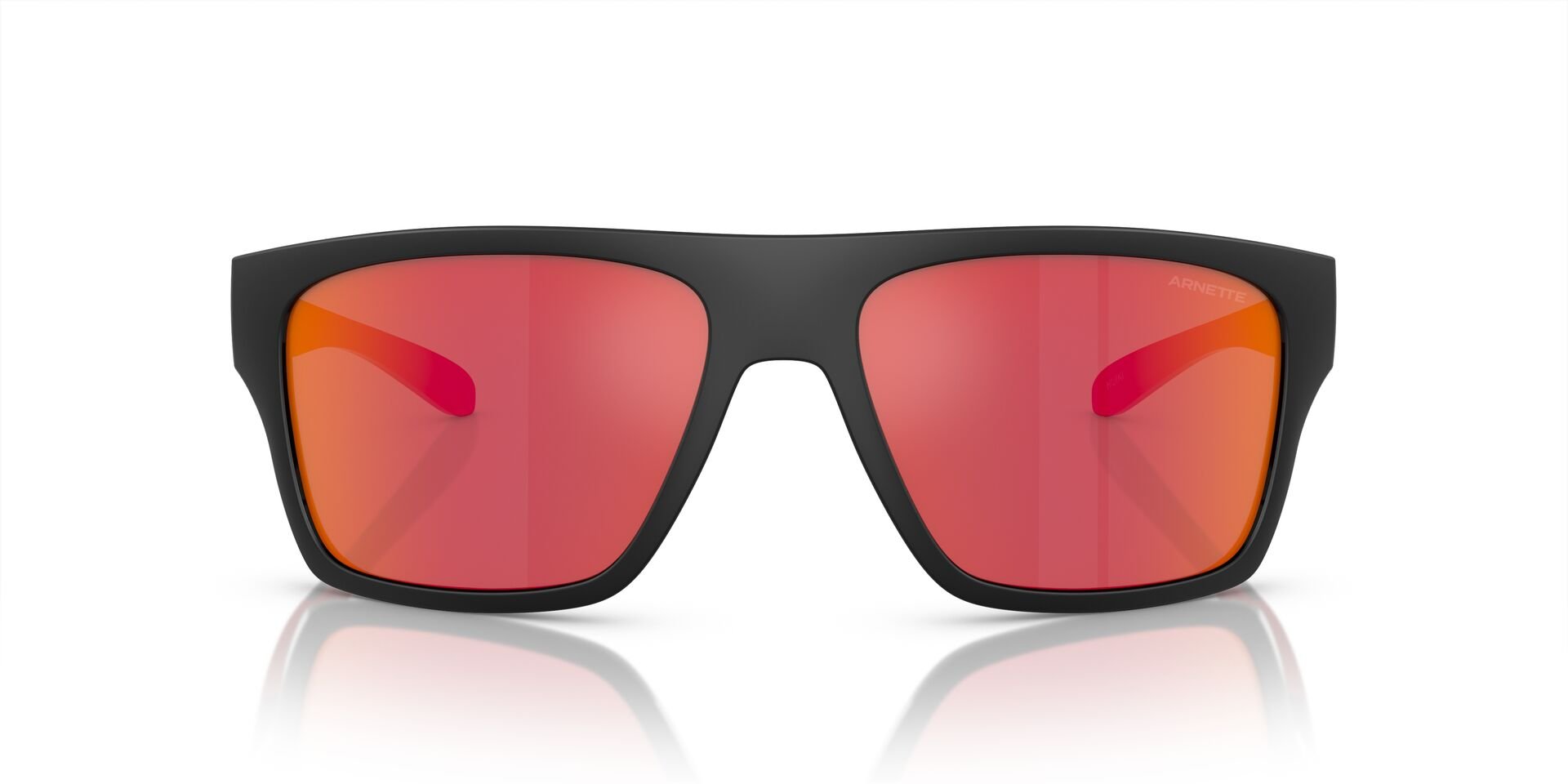ARNETTE-4330 27536Q BLACK(DARK GREY MIRROR RED/YELLOW 63*17, Negro, hi-res image number 1