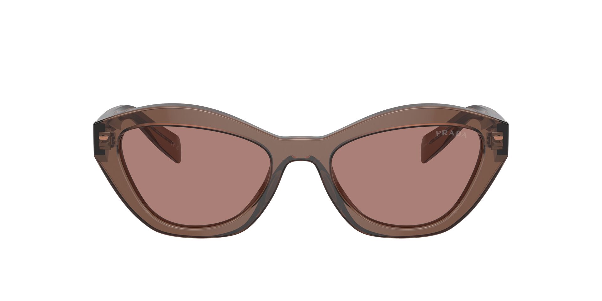 PRADA-A02S/S 17O60B BROWN TRANSPARENT 52*19, Marrón transparente, hi-res image number 1