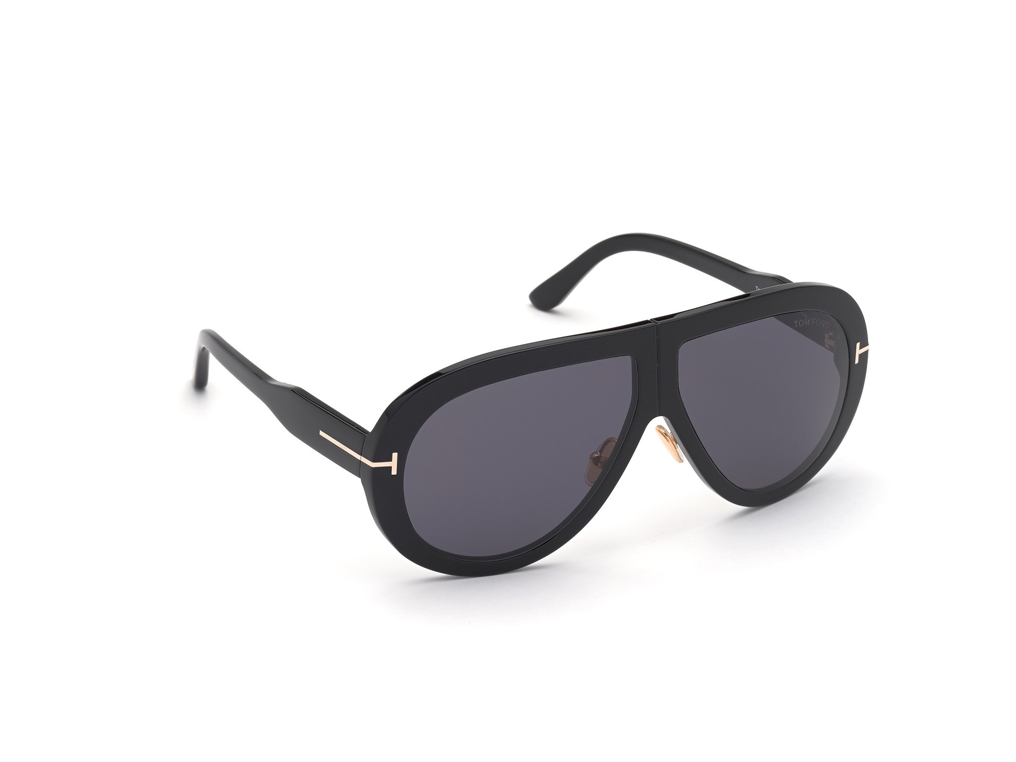 TOMFORD-0836/S 01A shiny black  (smoke 61*10, Negro, hi-res image number 5