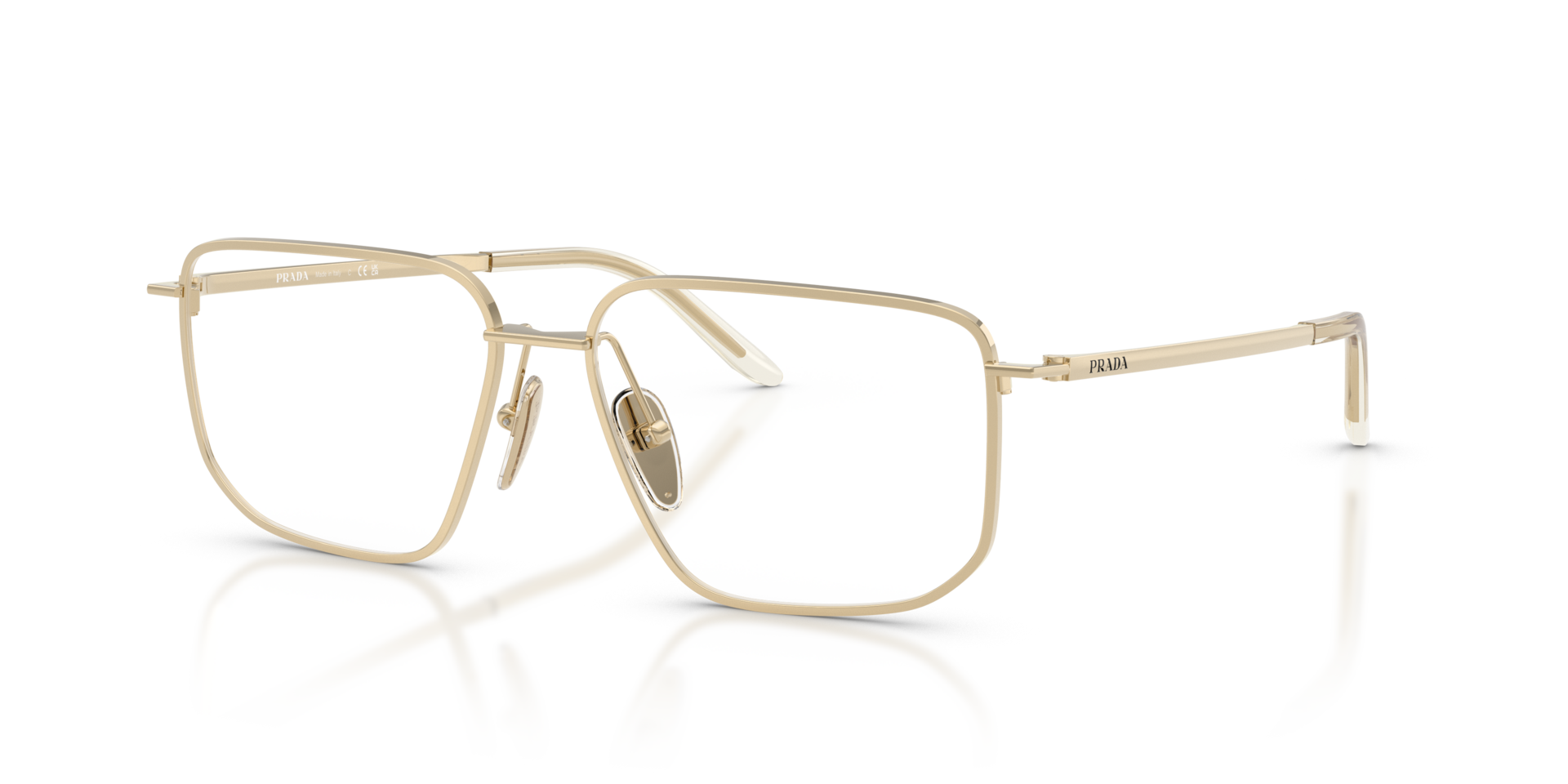 PRADA- C52V/G ZVN1O1 PALE GOLD 55*15, , hi-res image number 0