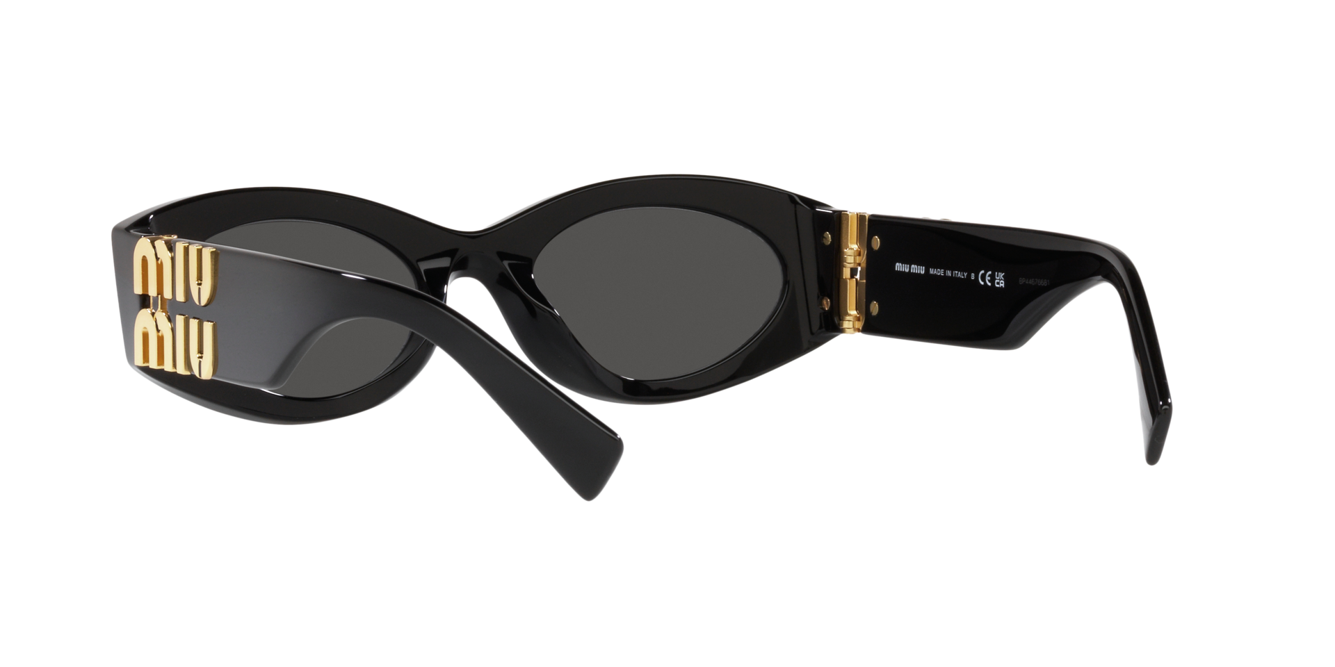 MIUMIU-11W/S 1AB5S0 NEGRA/NEGRA ORO 54*21, Negro, hi-res image number 4