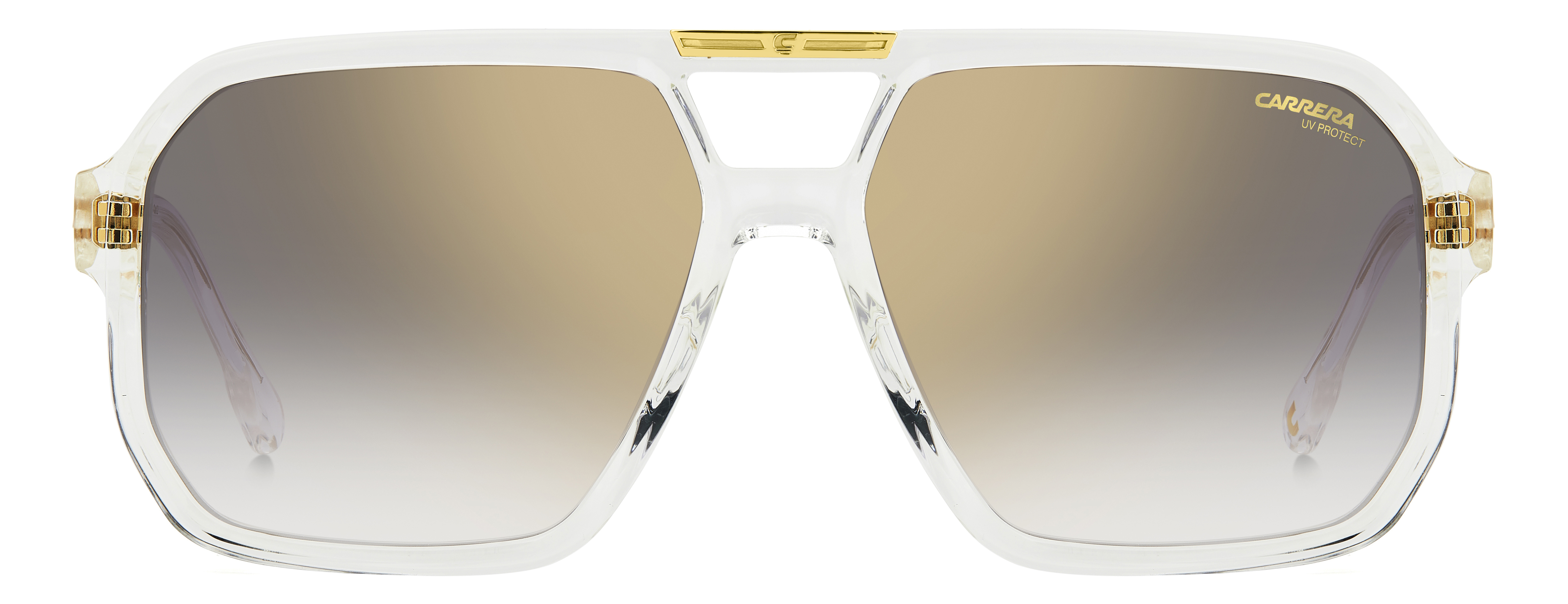 CARRERA-VICTORY-C-01/S 900*FQ CRYSTAL(GREY SHADED GOLD MIRROR 60*15, Transparente, hi-res image number 1