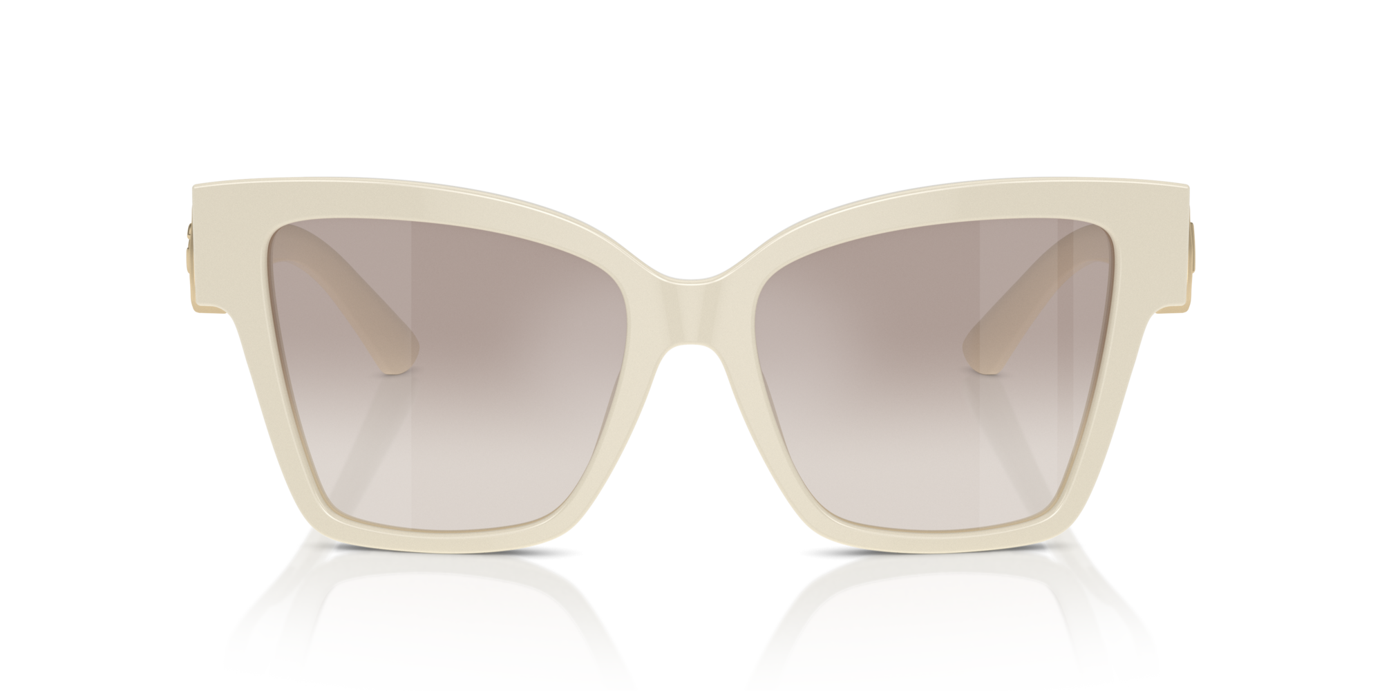 GABBANA-4470/S 331294 CREAM/CLEAR GRAD BROWN MIRR SILVER 54*17, Beige, hi-res image number 1