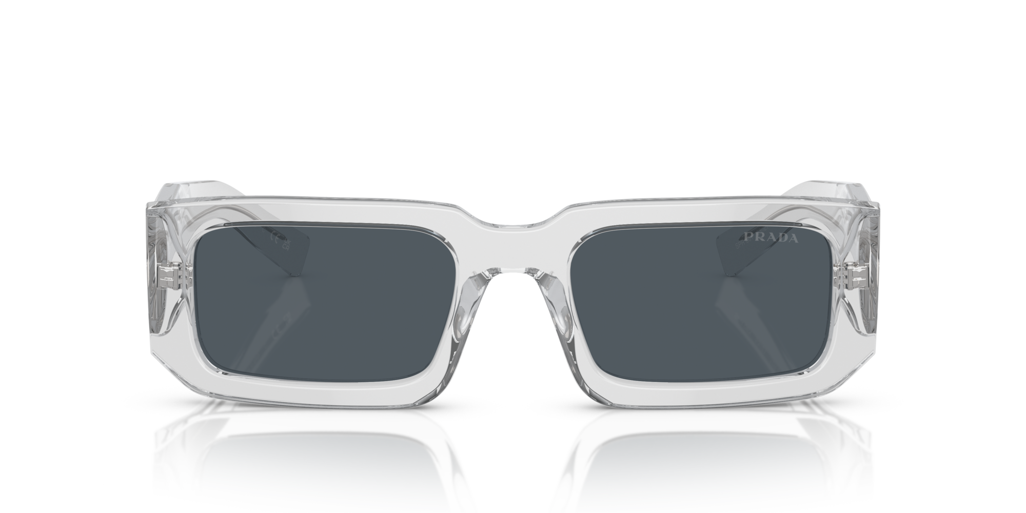 PRADA-06YS/S 12R-09T GRIS(GRIS) 53*21, Gris transparente, hi-res image number 1