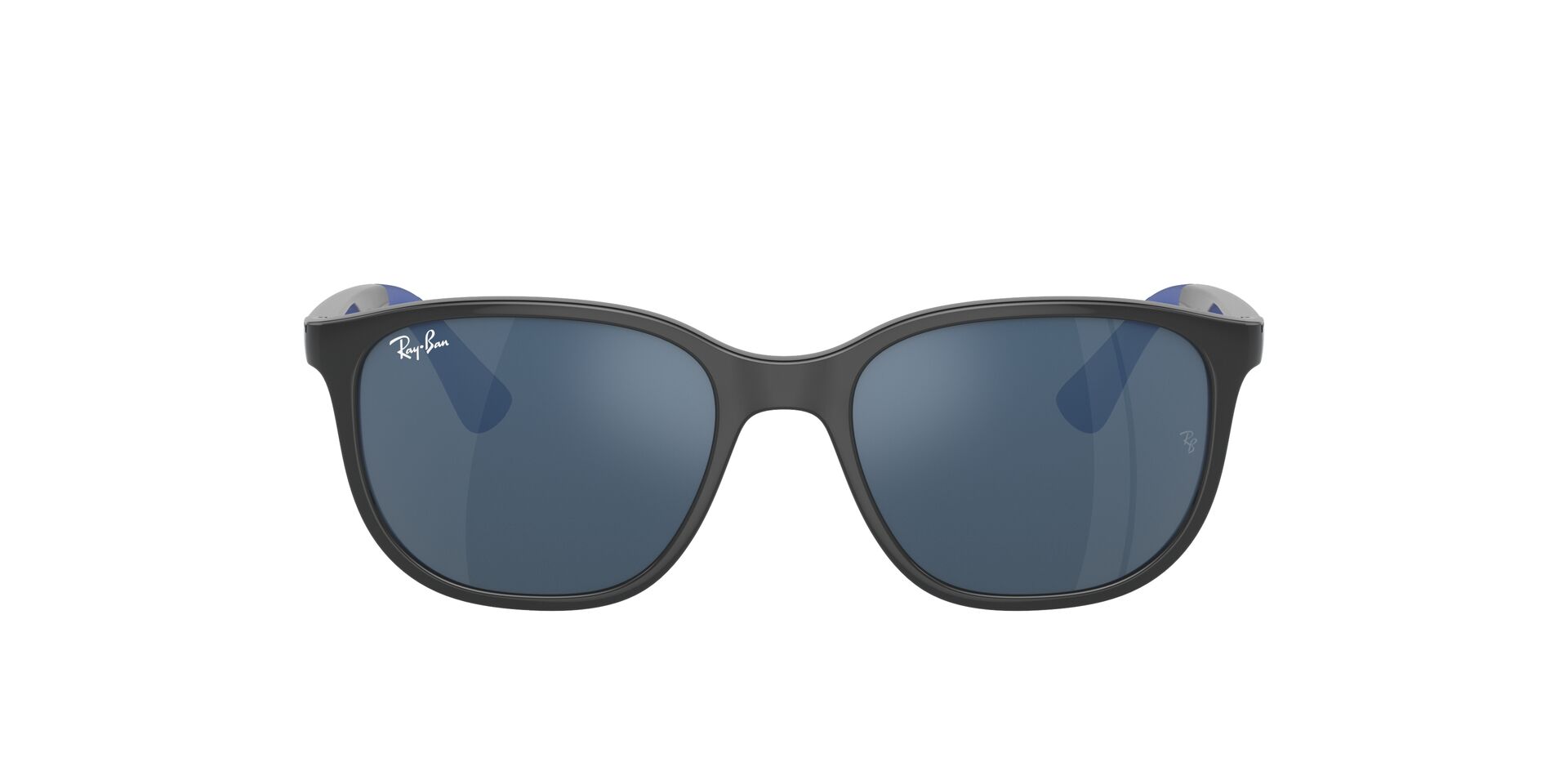 RJ-9078S 715155 GRAY ON RUBBER BLU(DARK BLUE MIRROR BLUE 48*16, Gris | Azul, hi-res image number 1