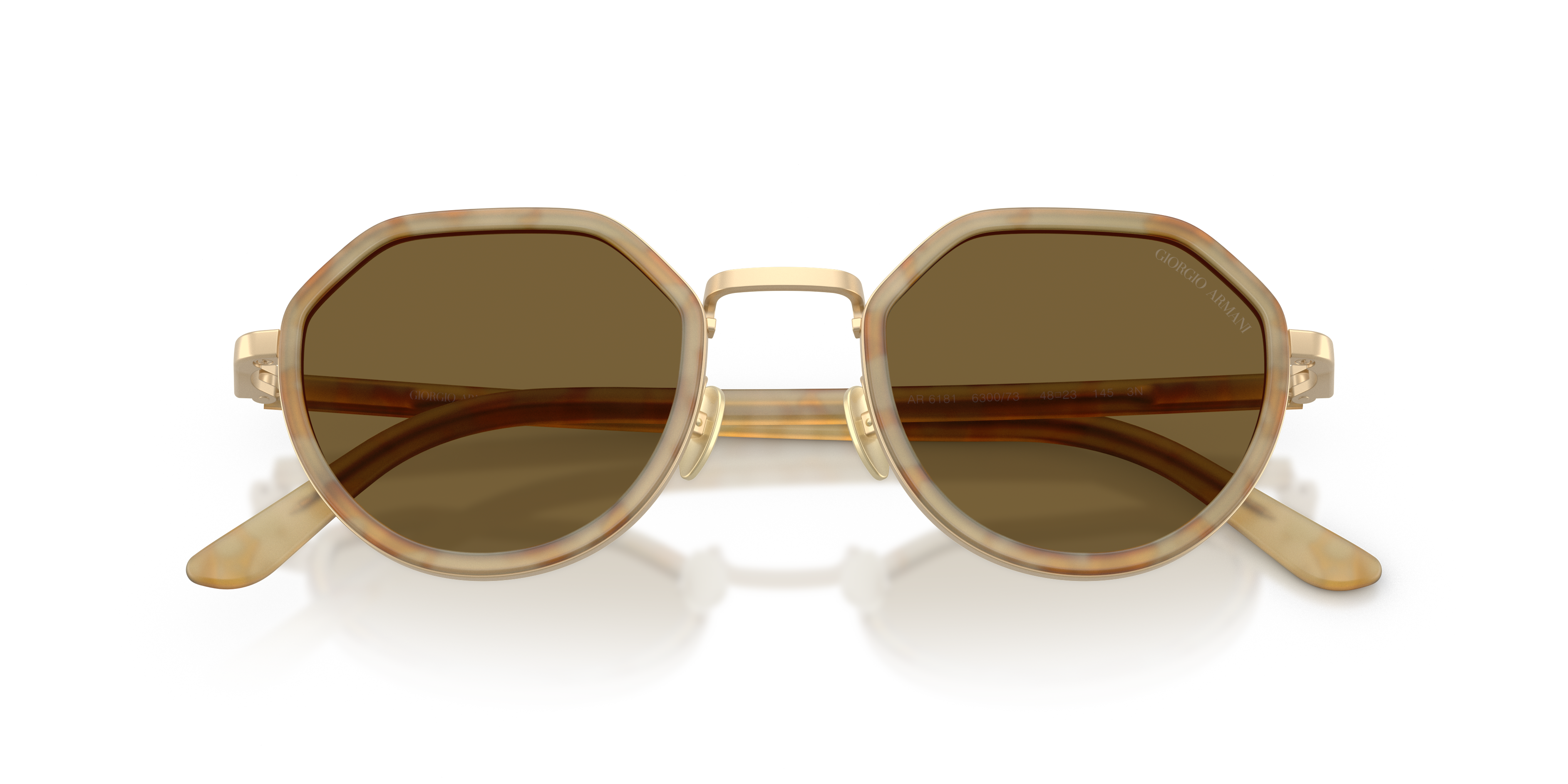ARMANI-6181/S 630073 MATTE BEIGE HAVANA(OLIVE EXC 48*23, , hi-res image number 4