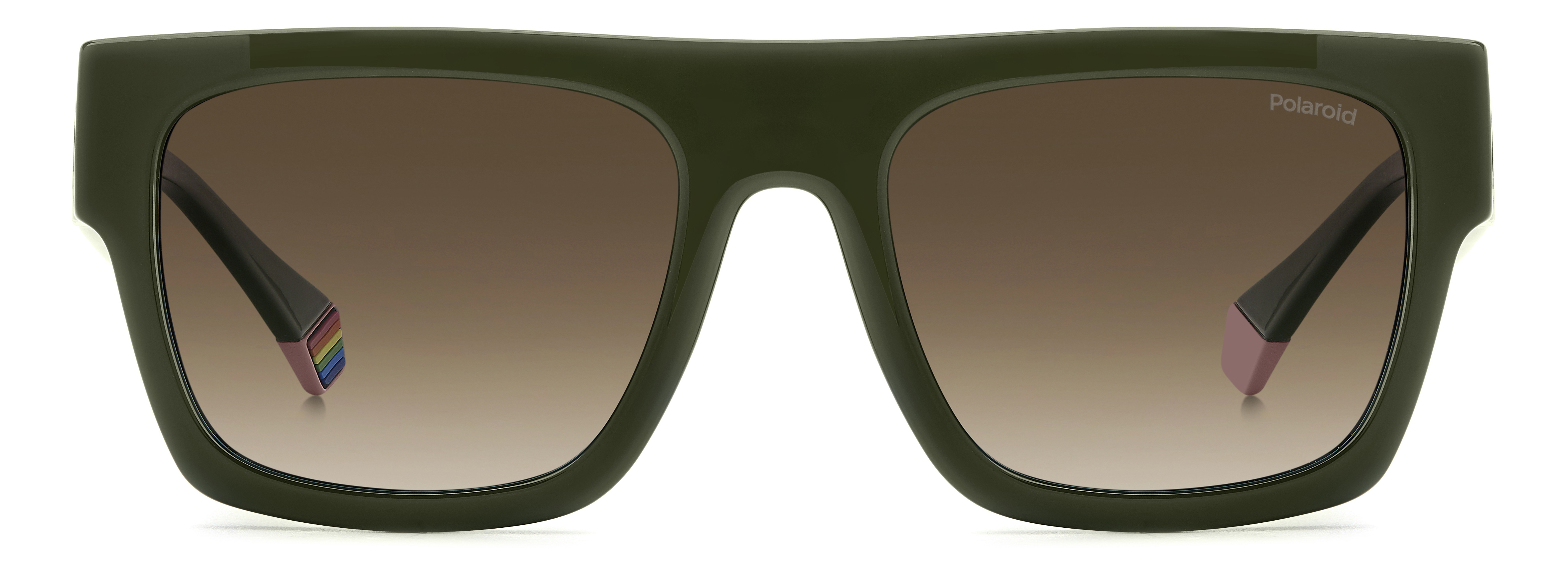 POLAROID-6224/S/X/S 1ED*LA GREEN(BROWN SHADED POLARIZED 54*20, Verde, hi-res image number 1