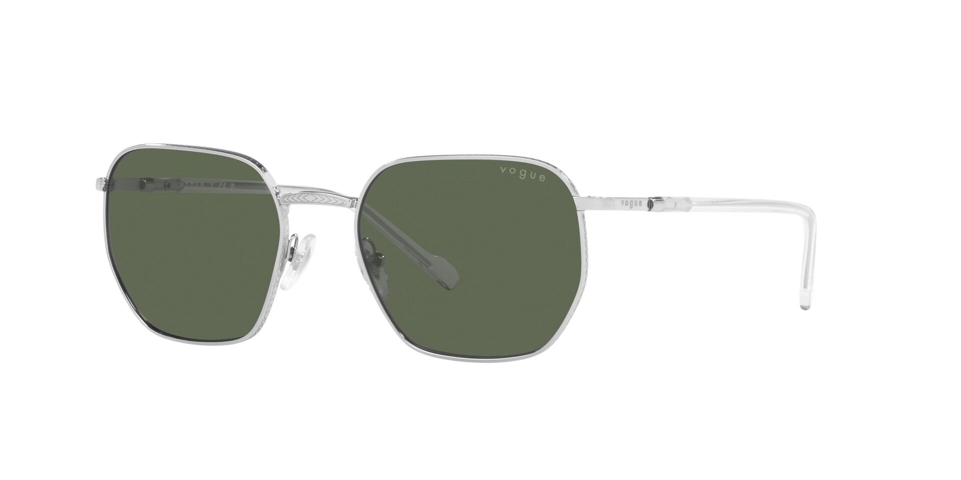 VOGUE-4257/S 323/71 SILVER(DARK GREEN 52*19, , hi-res image number 0